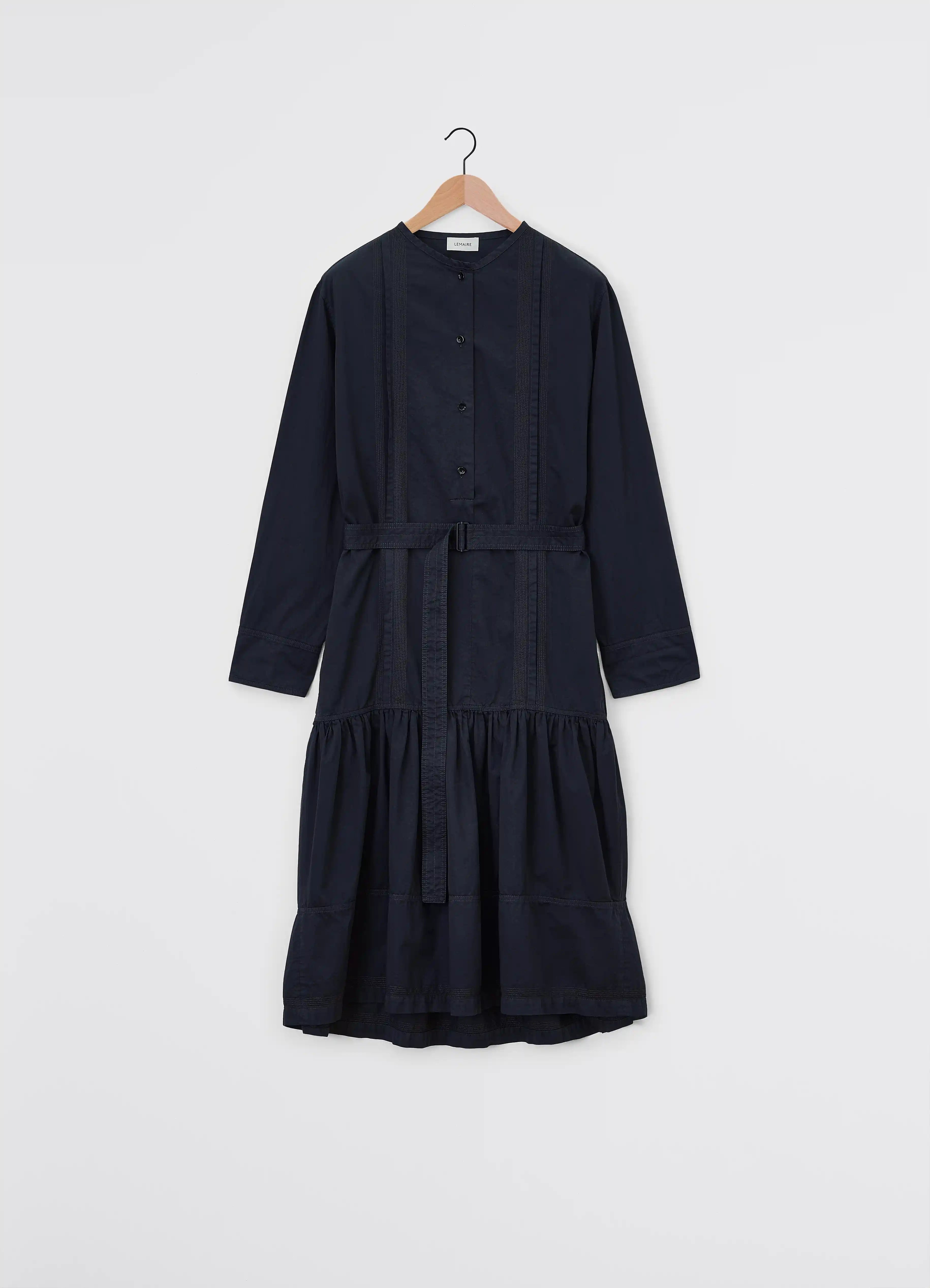 MULTI-TOPSTITCH GATHERED DRESS - 3