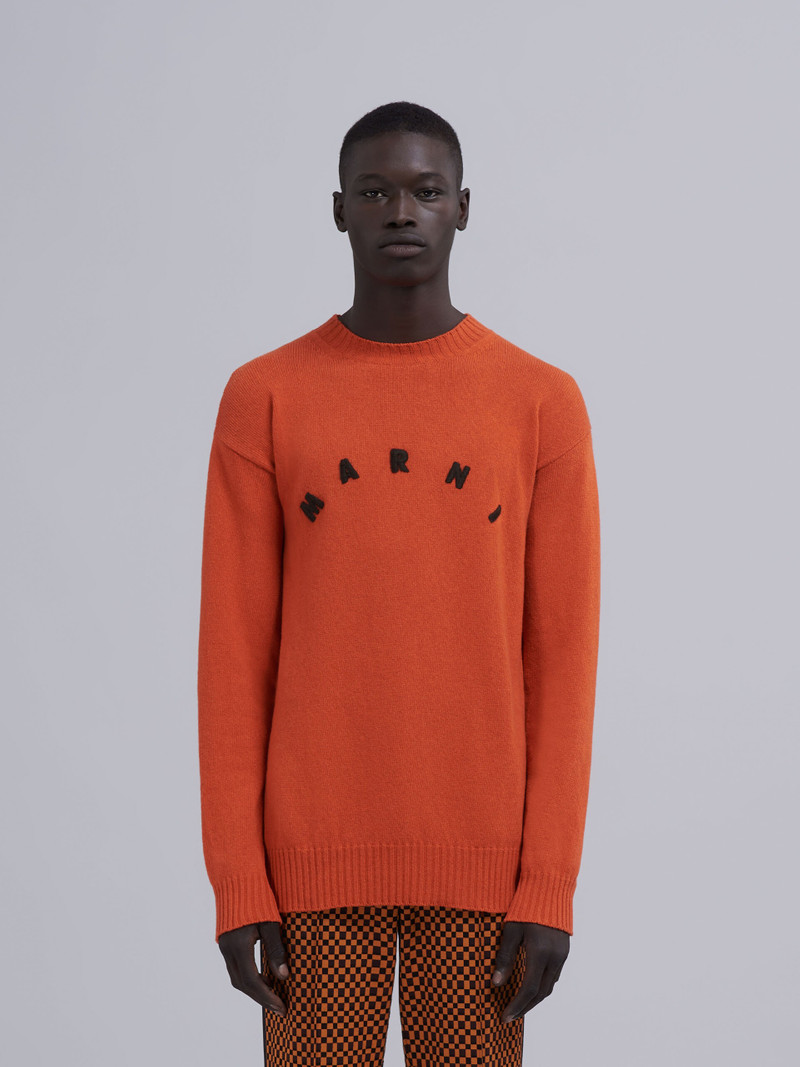 Marni ORANGE CASHMERE SWEATER outlook