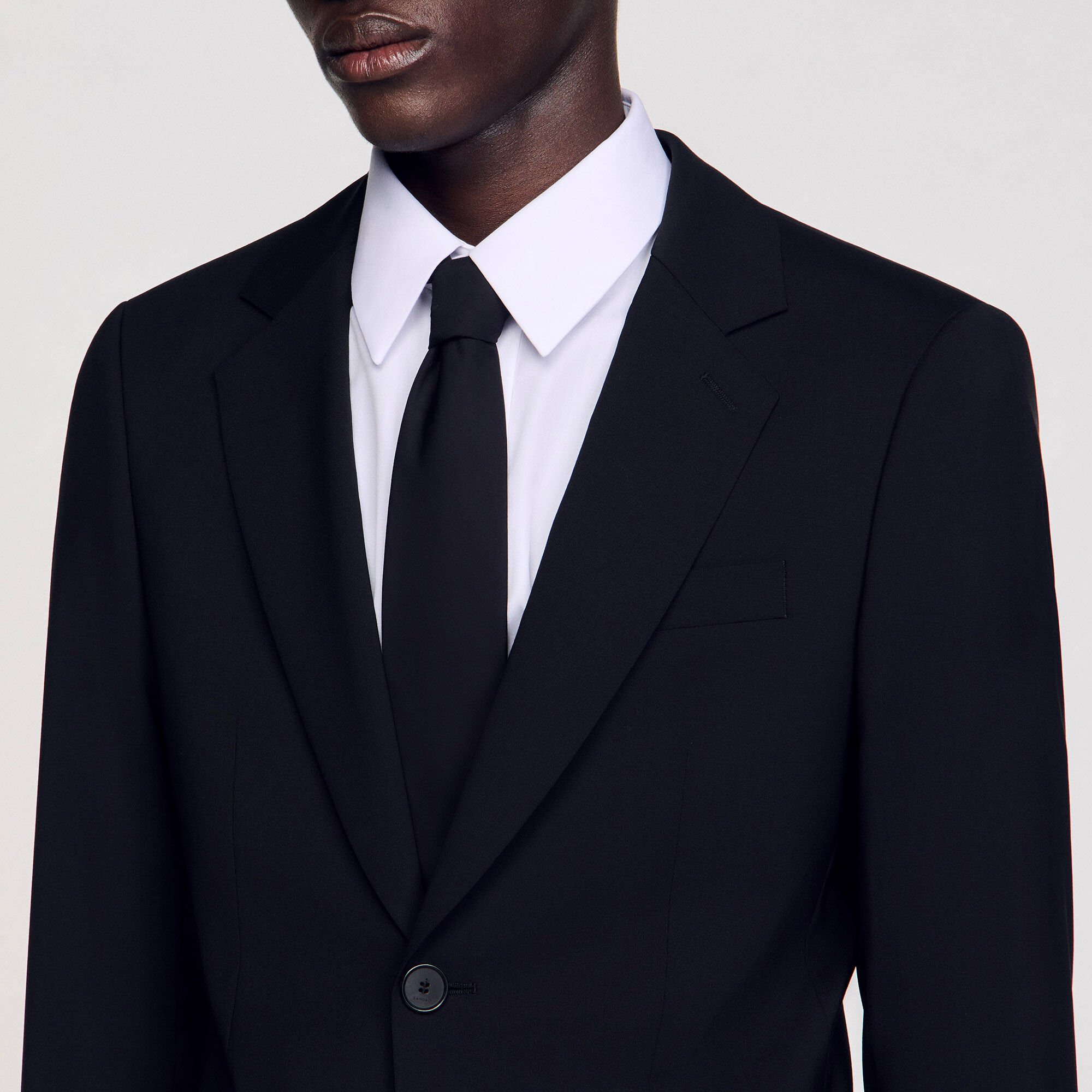 VIRGIN WOOL SUIT JACKET - 4