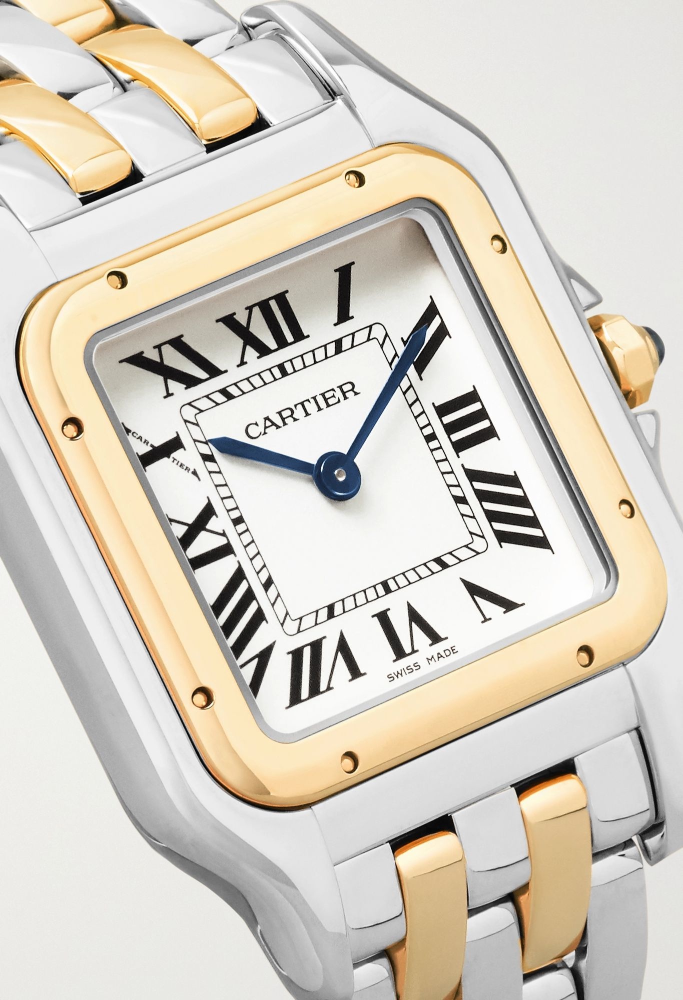 Panthère de Cartier 27mm medium 18-karat gold and stainless steel watch - 5