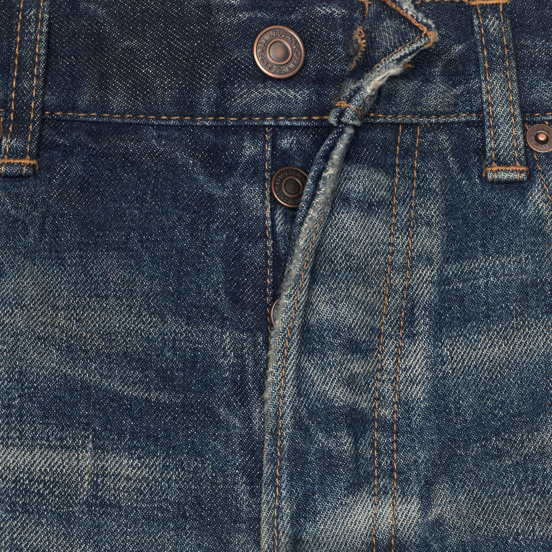 90'S JEANS IN MOONLIGHT WASH SELVEDGE DENIM 4