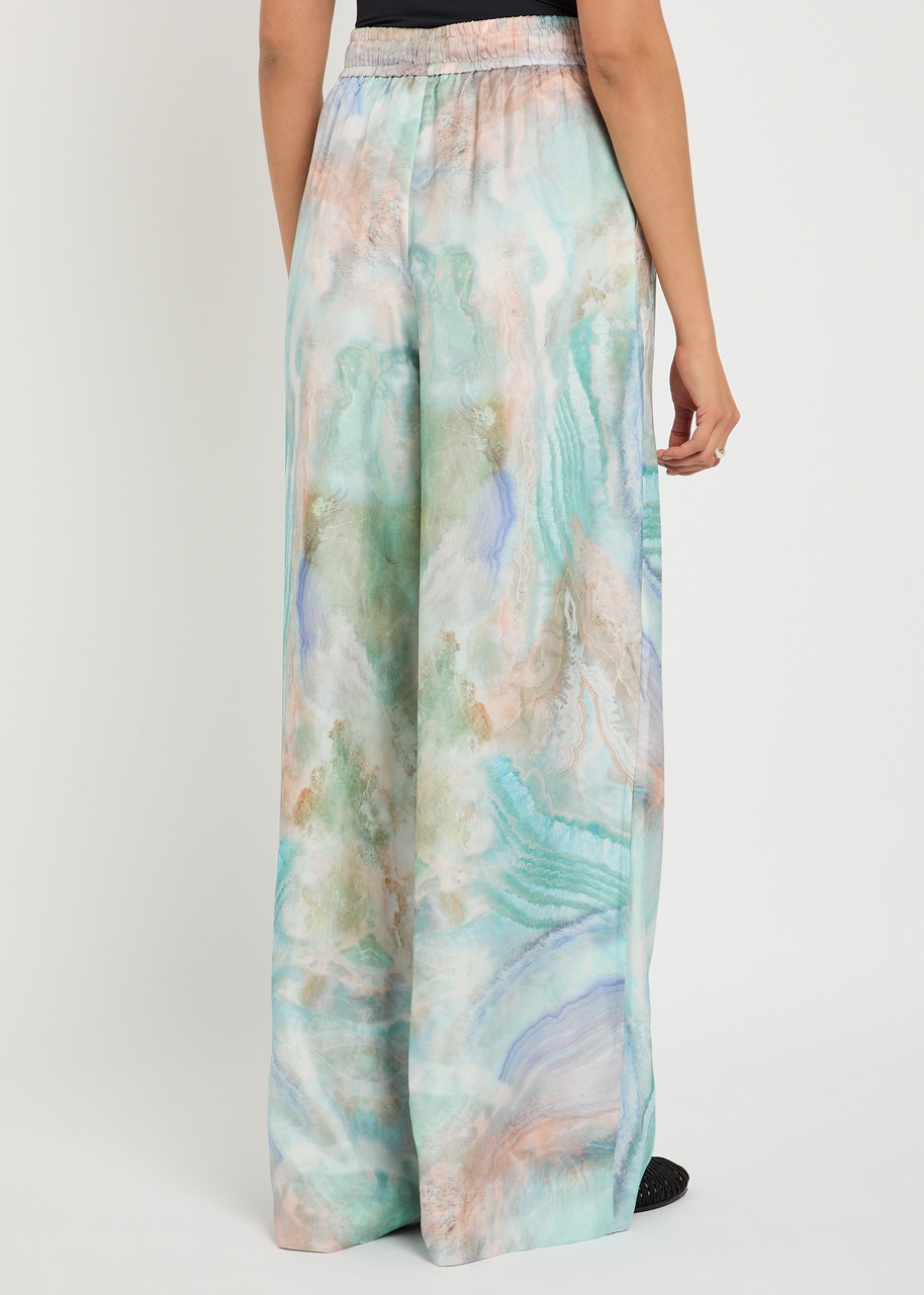 Zimmermann Illuminate Printed Silk Trousers - 3