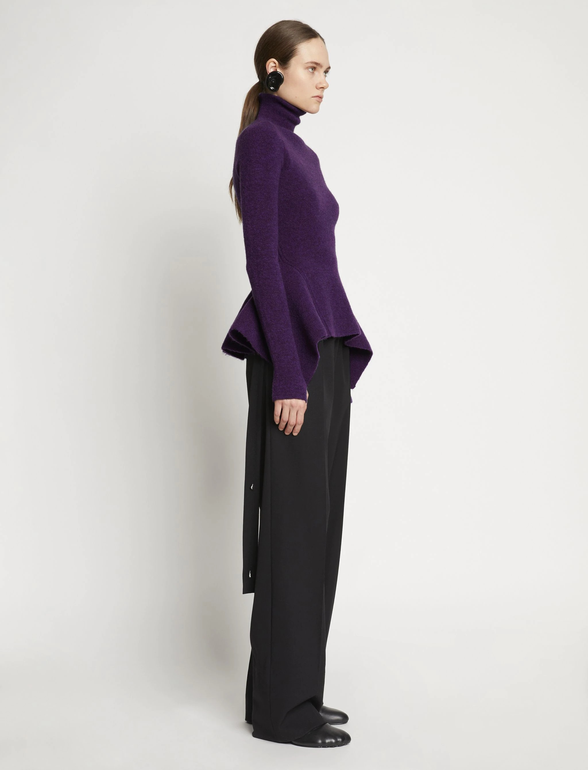 Midweight Wool Turtleneck Sweater - 4