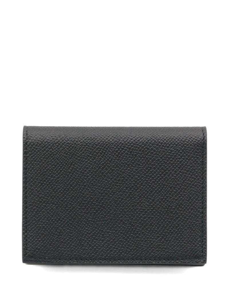 FERRAGAMO Gancini pebbled leather wallet outlook