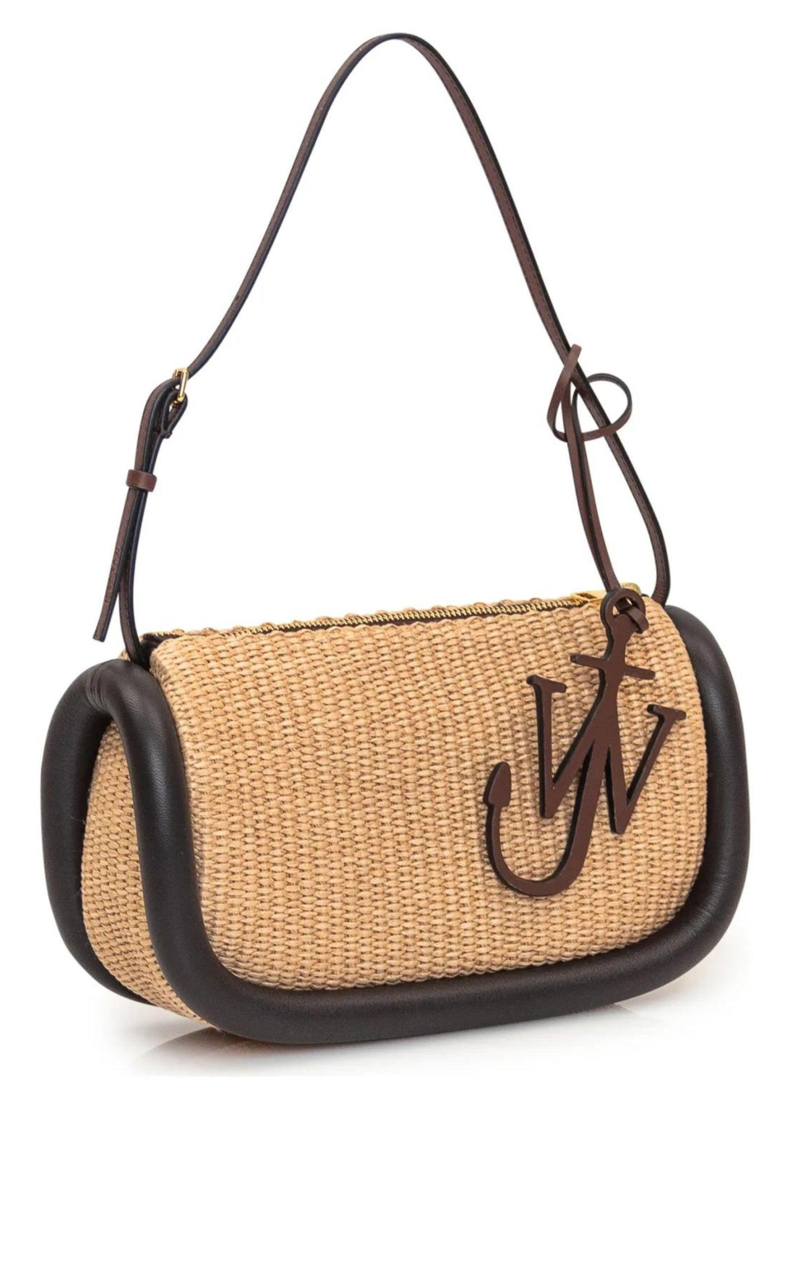 Bumper Small Raffia Shoulder Bag - 3