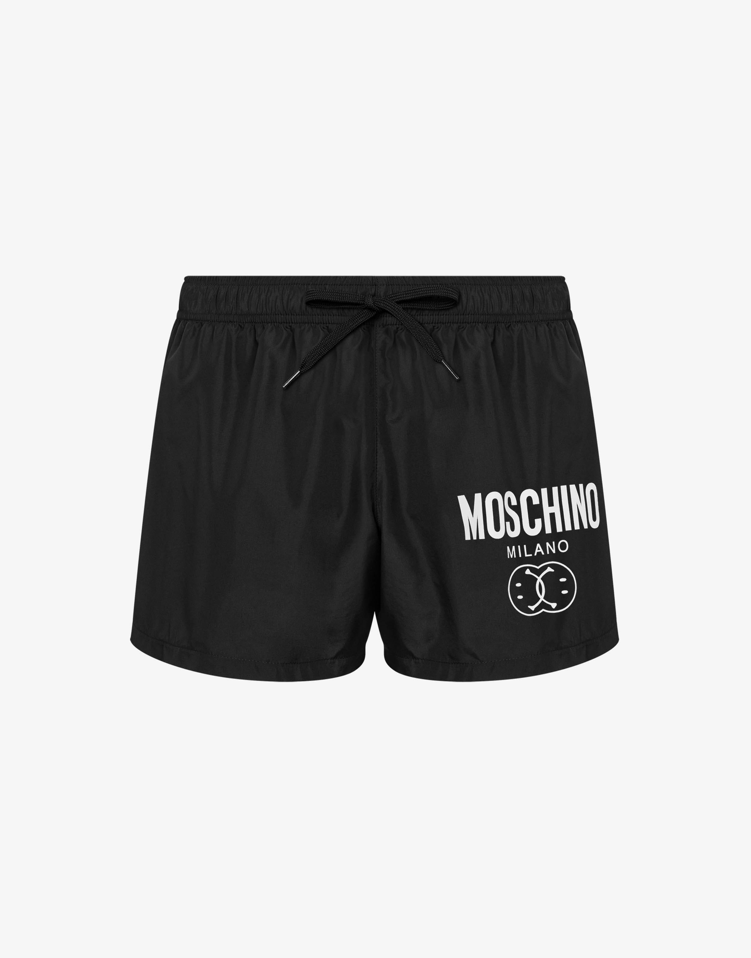 DOUBLE SMILEY® LOGO SWIM TRUNKS - 1