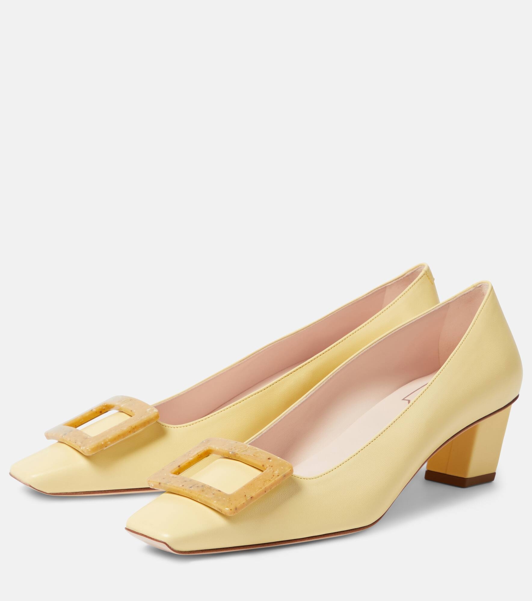 Belle Vivier 45 leather pumps - 5
