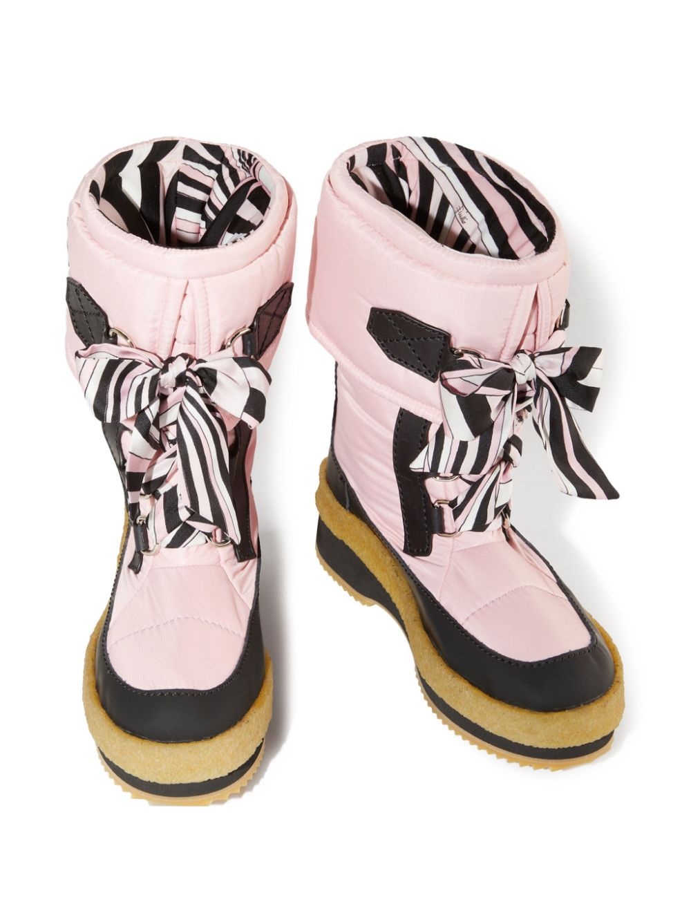 Iride-print snow boots - 4