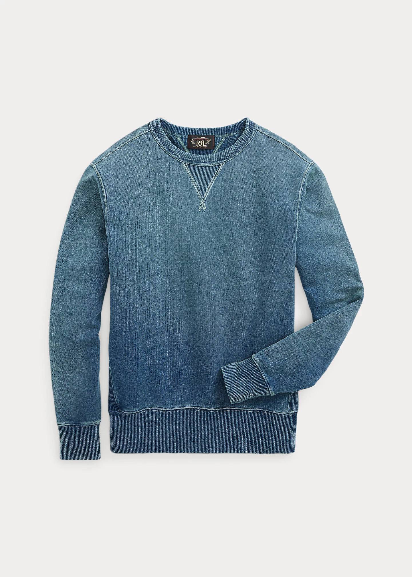 Indigo French Terry Sweatshirt - 1