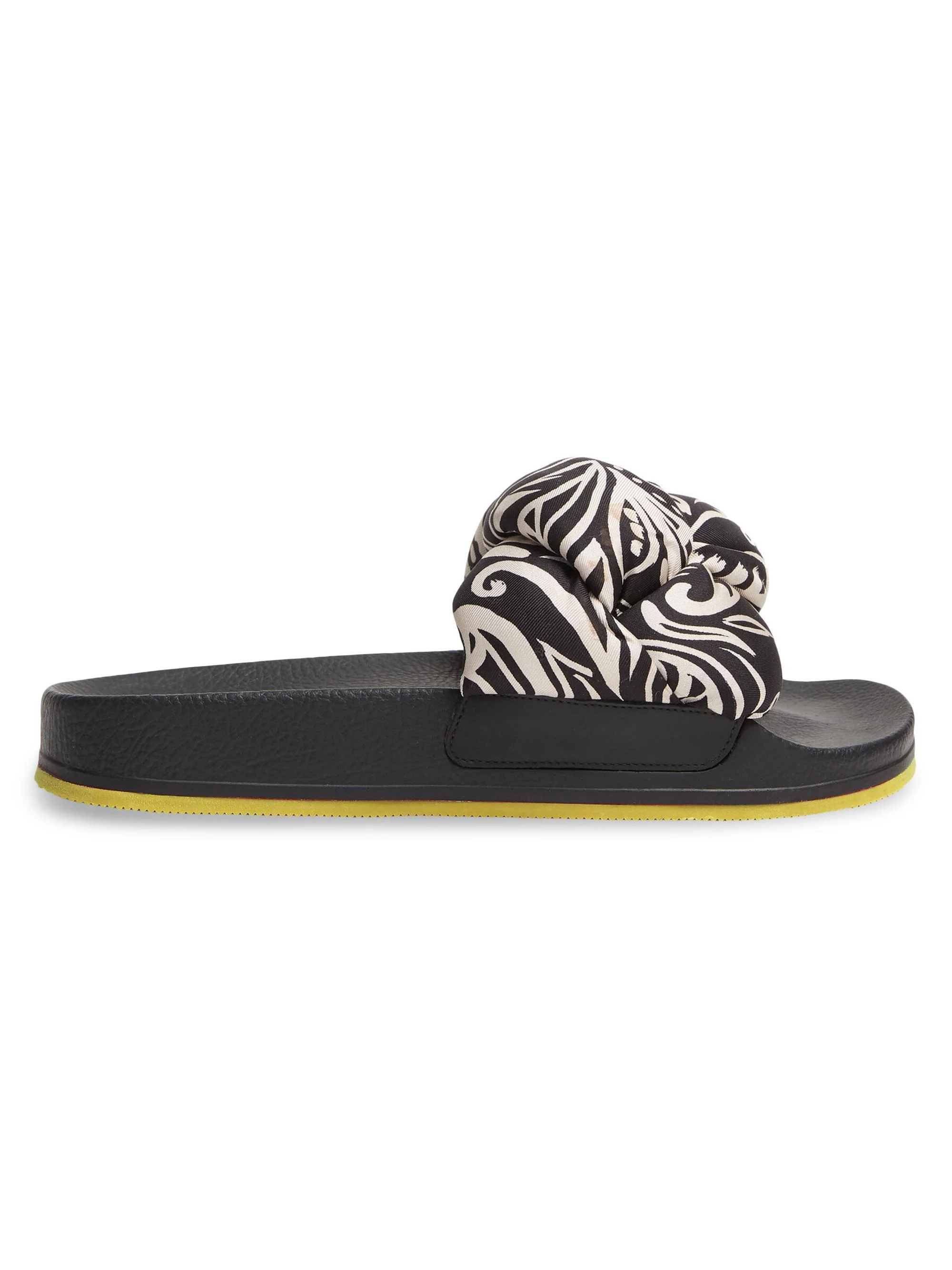 Women's Treccia Slides - Fauve Black - 1