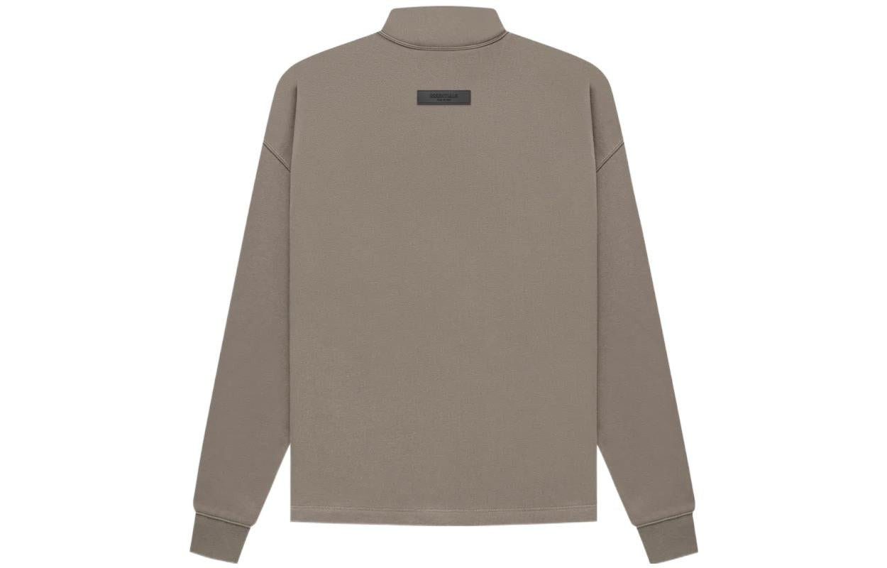 Fear of God Essentials SS22 Relaxed Mockneck Desert Taupe FOG-SS22-093 - 3