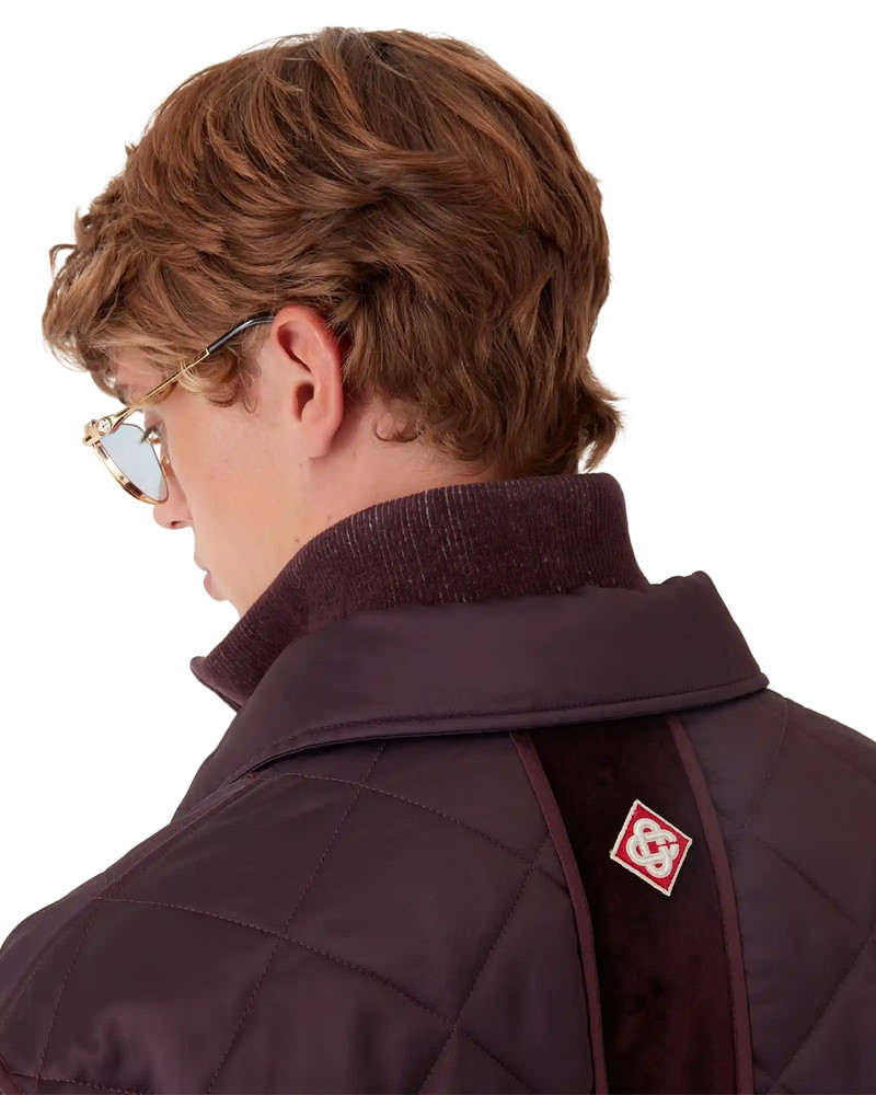 Satin Quilted Jacket | Casablanca Paris 5