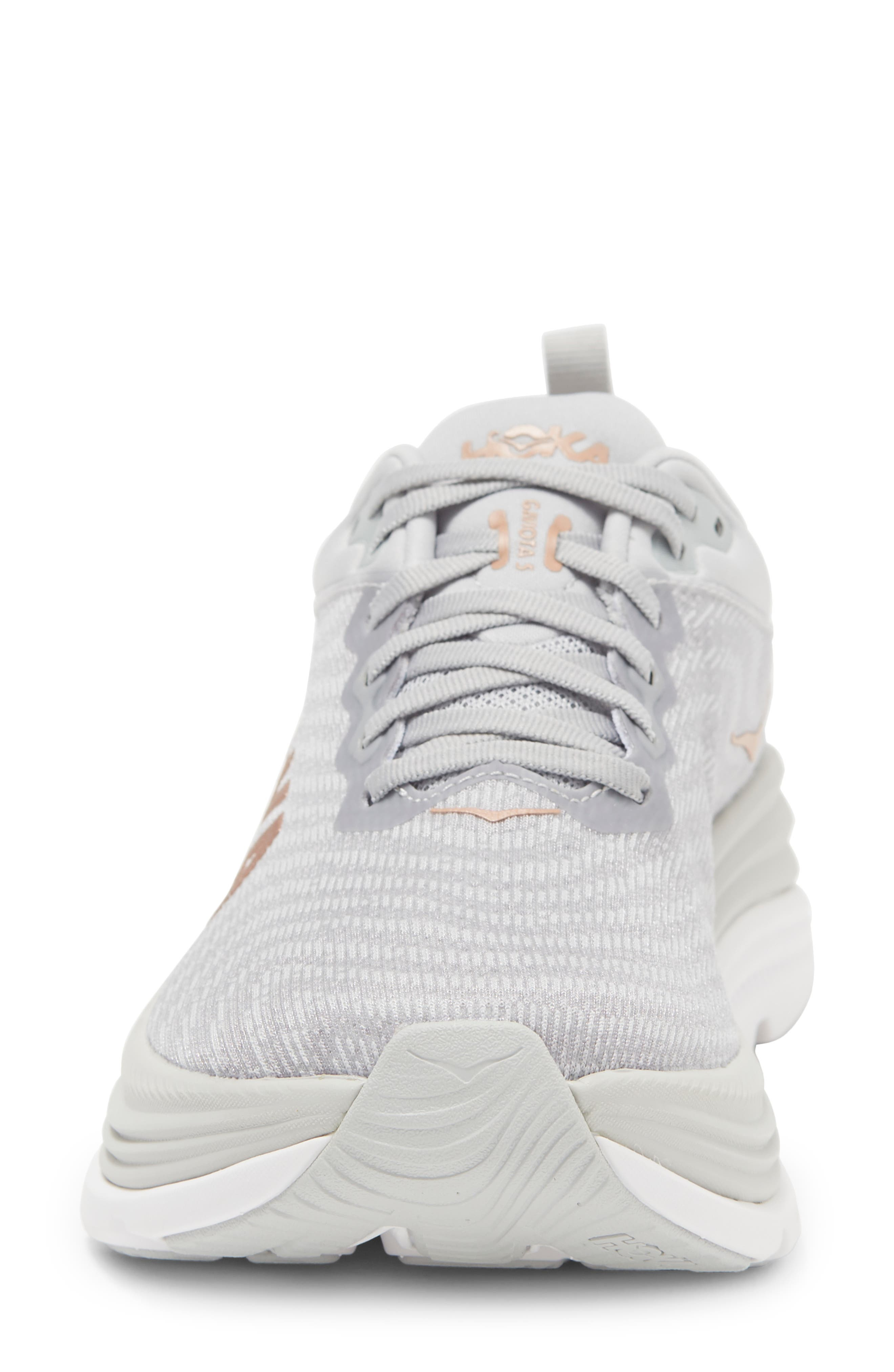 HOKA Gaviota 5 Running Shoe in Harbor Mist /Rose Gold at Nordstrom - 4