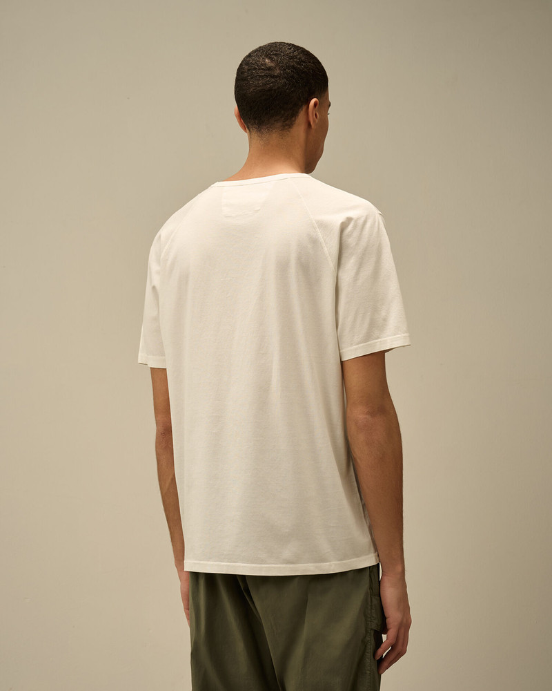70/2 Mercerized Jersey Printed Logo T-Shirt 4