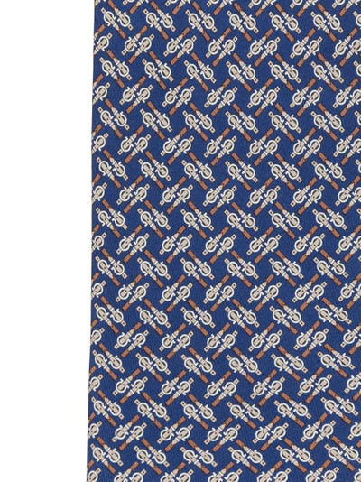 Salvatore Ferragamo pointed silk tie outlook