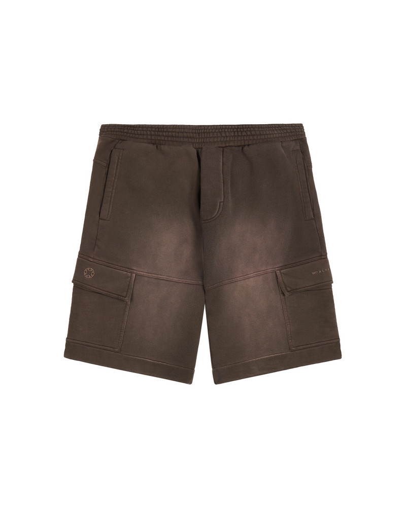 BROWN GARMENT DYE CARGO SHORTS 1