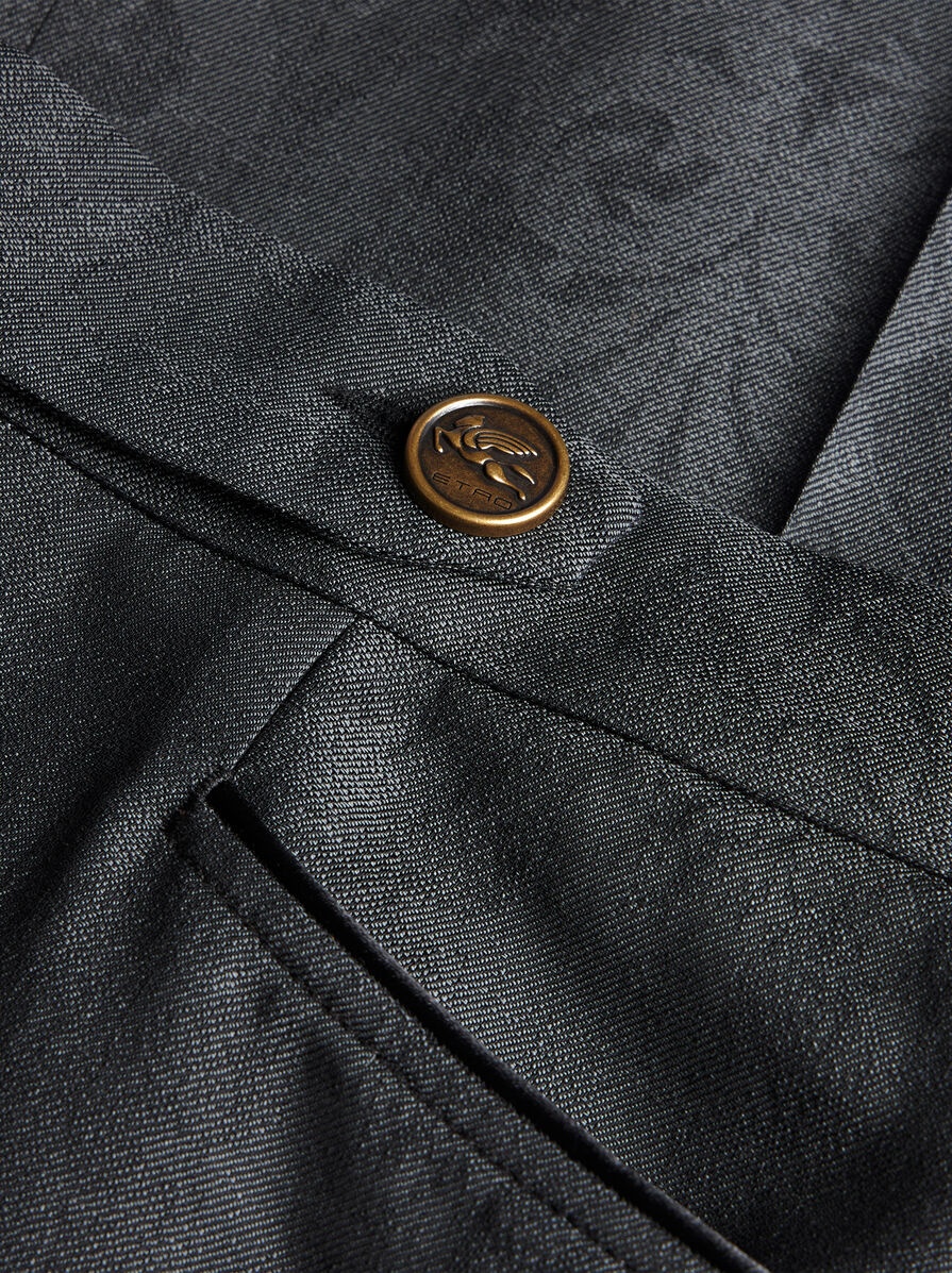 JACQUARD TROUSERS WITH PEGASO BUTTONS - 7