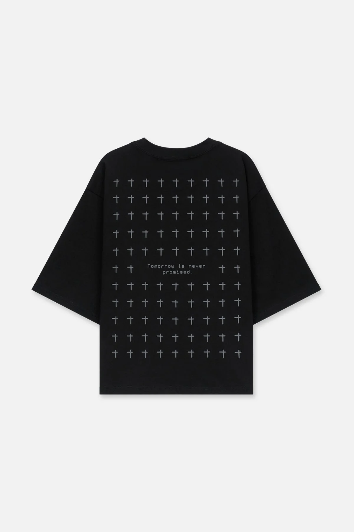 AUSTIN SHORT SLEEVE TEE | BLACK DDG GRID - 1