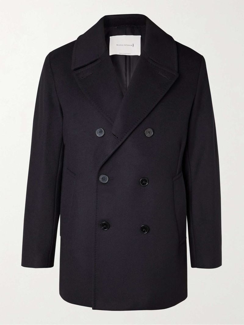 Dalton Wool and Cashmere-Blend Peacoat 1