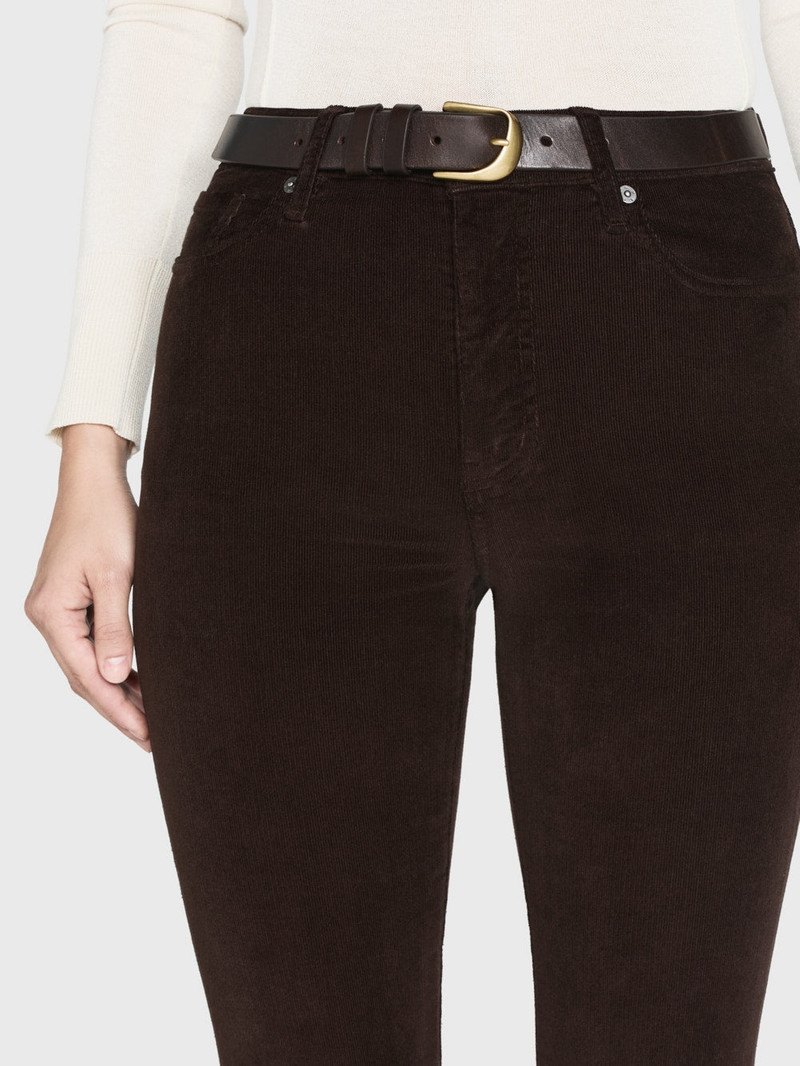 Le Easy Flare Corduroy in Espresso 6