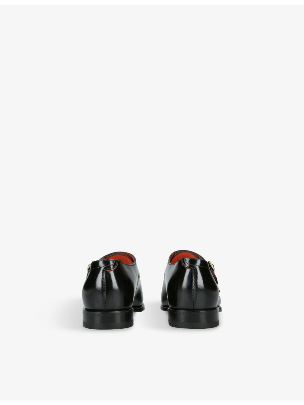 Adrian Leather Monk Shoes - 4