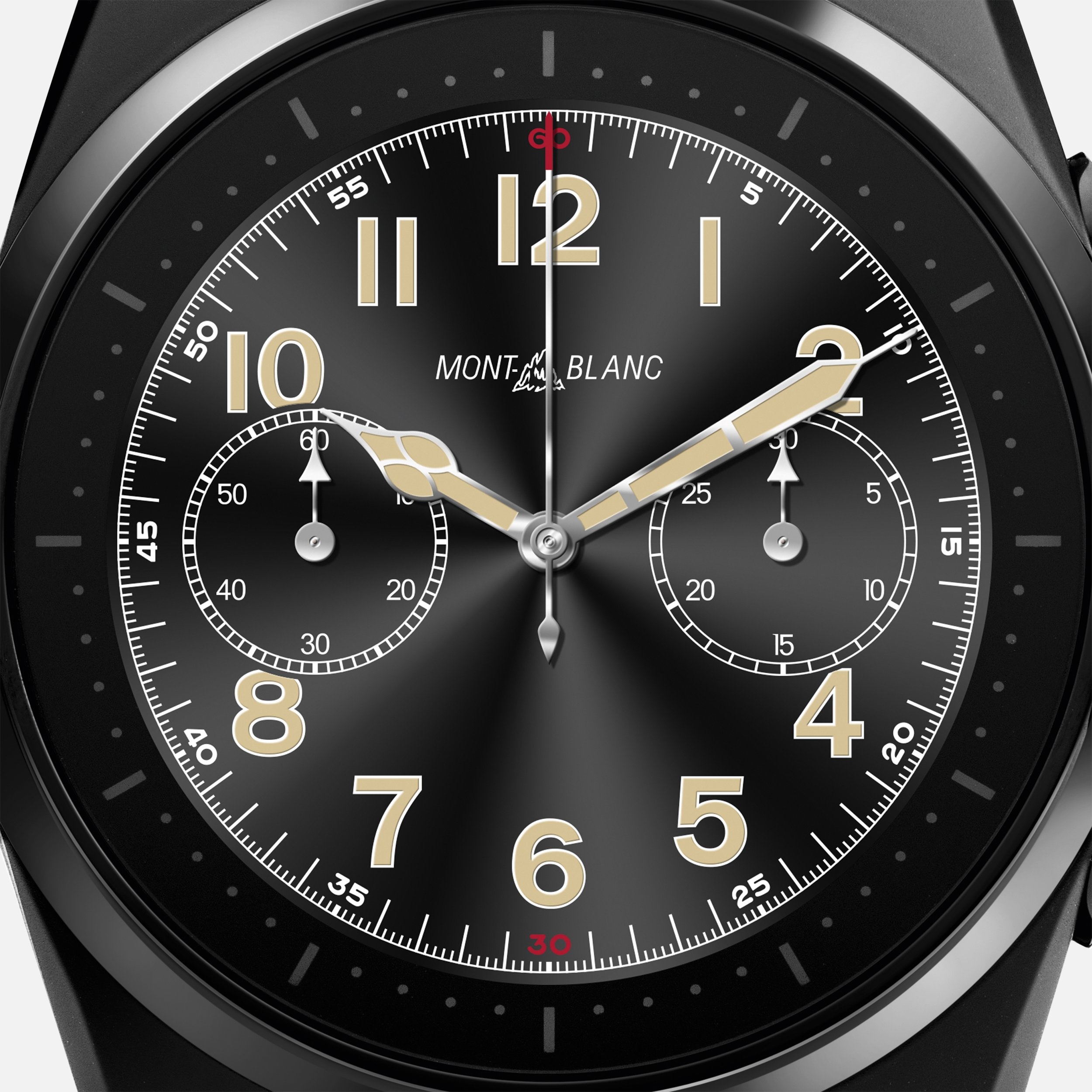 Montblanc Summit Lite Smartwatch - Black with Rubber Strap - 6