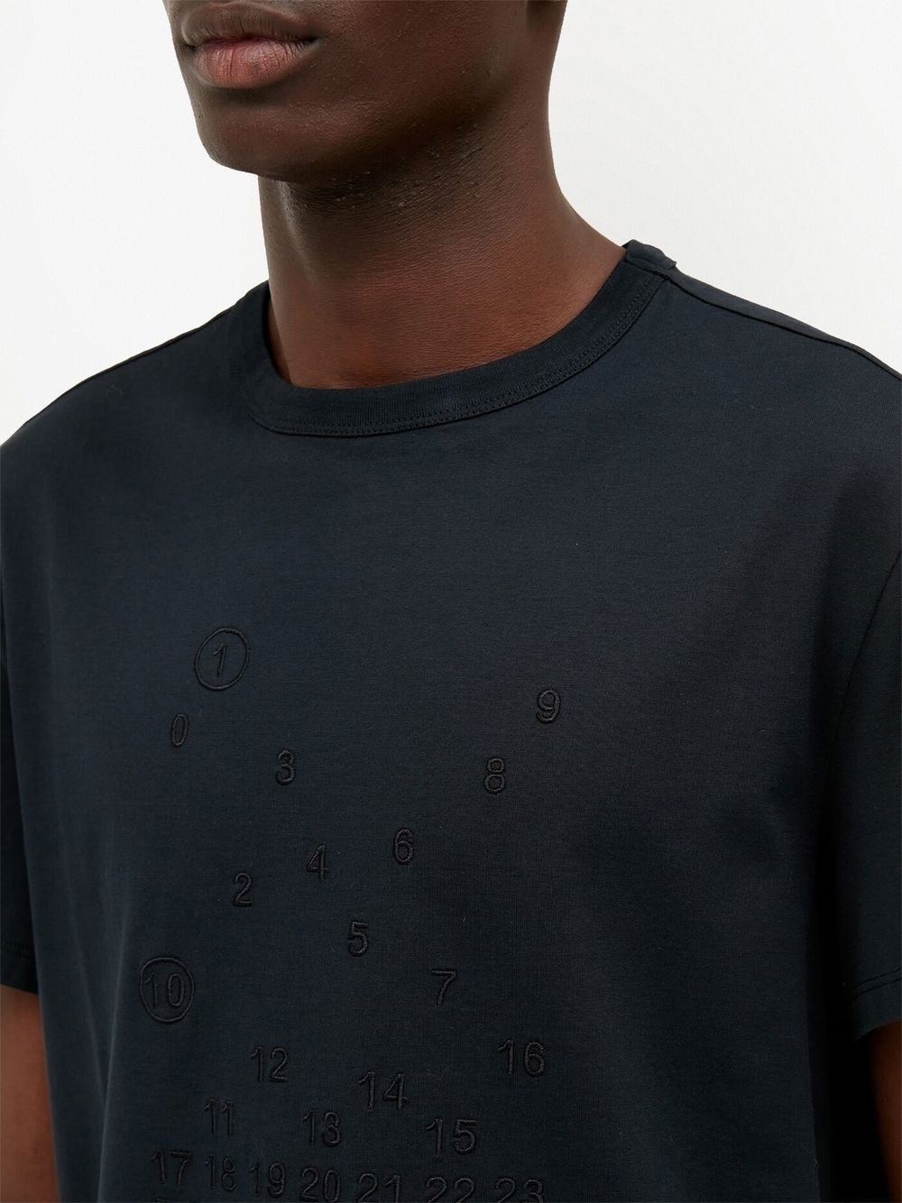logo-embroidered short-sleeve T-shirt - 5
