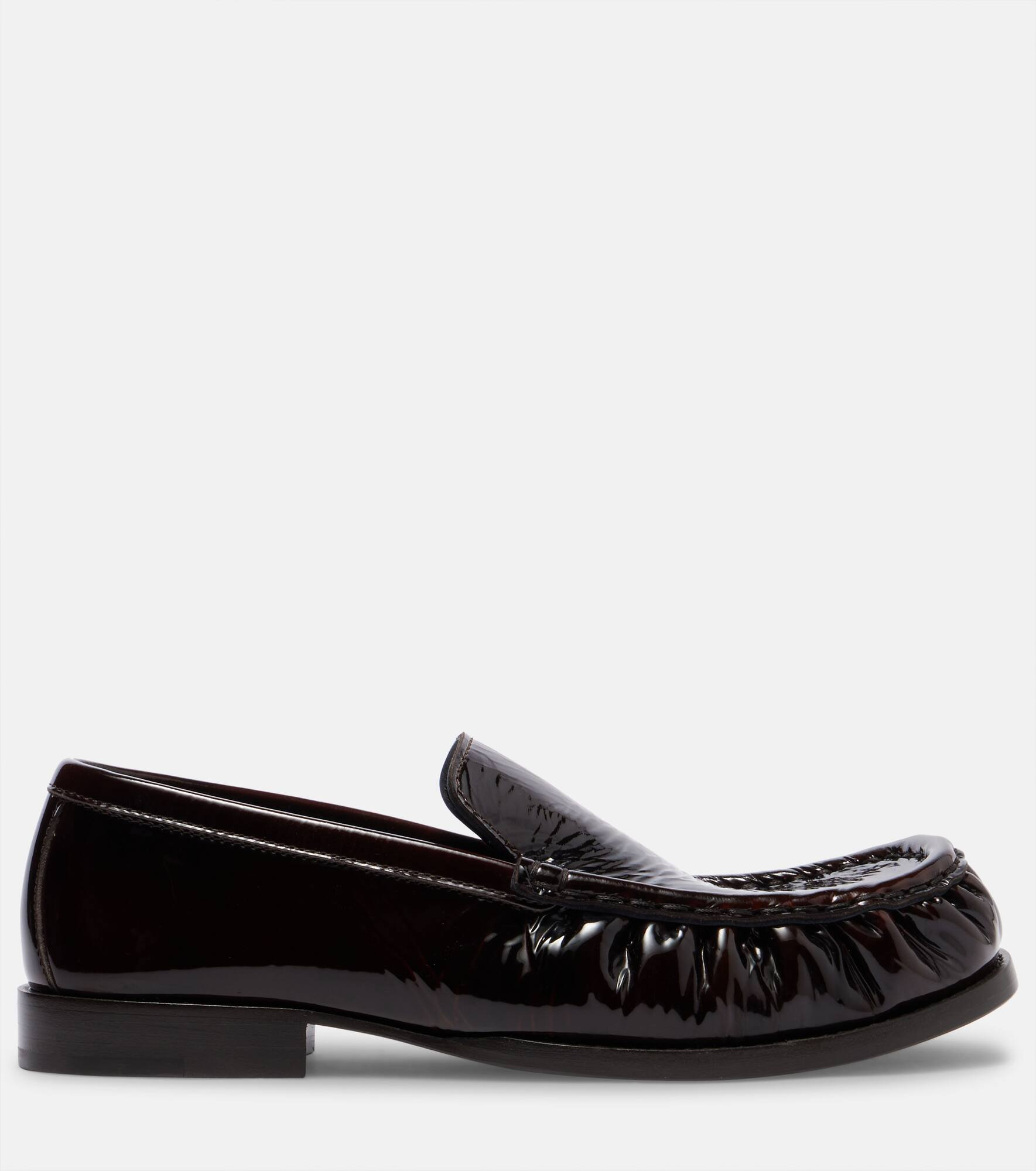 Patent leather loafers - 4