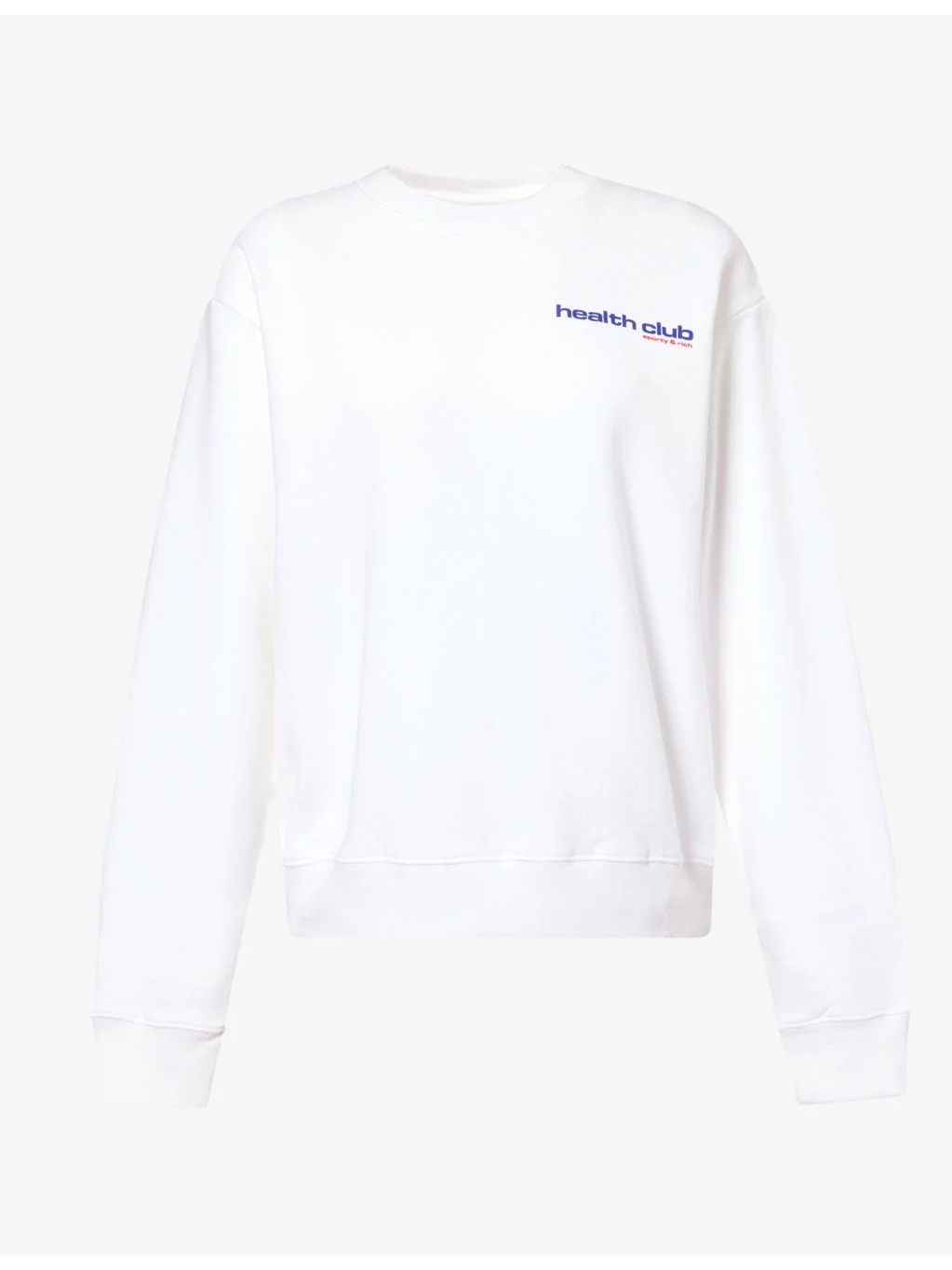 Health-Club Logo-Print Cotton Sweatshirt - 1