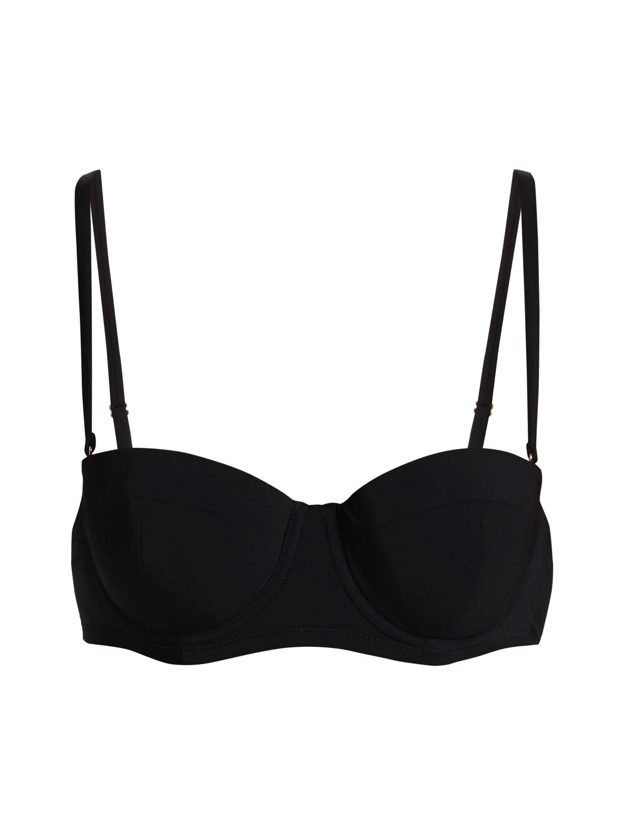 Women's Balconette Bra Top - Nero - 1