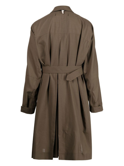 sacai belted trench coat outlook
