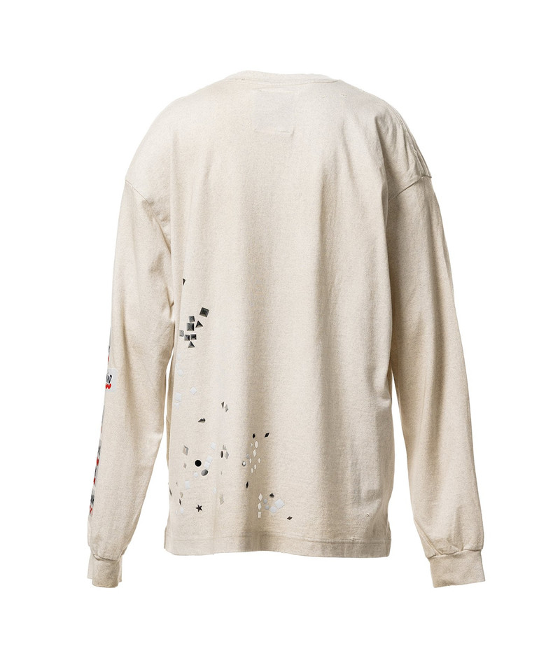 Embellished Sticker Long Sleeve T-shirt 15