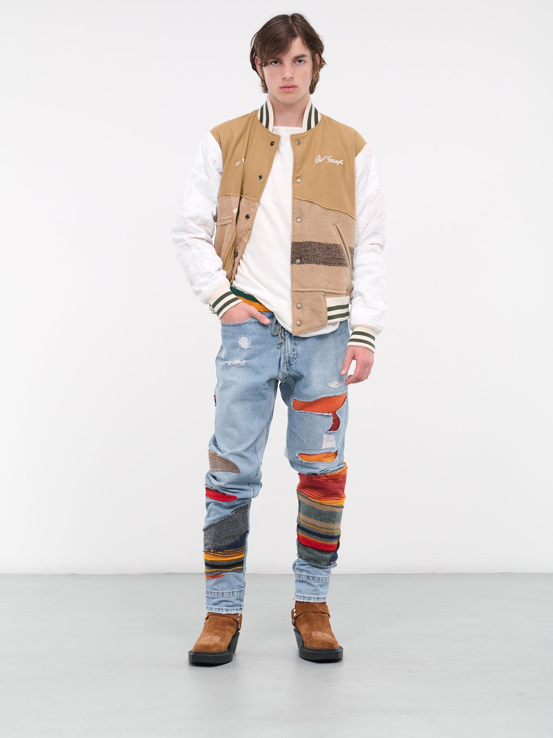 Greg Lauren Blanket Varsity Jacket outlook