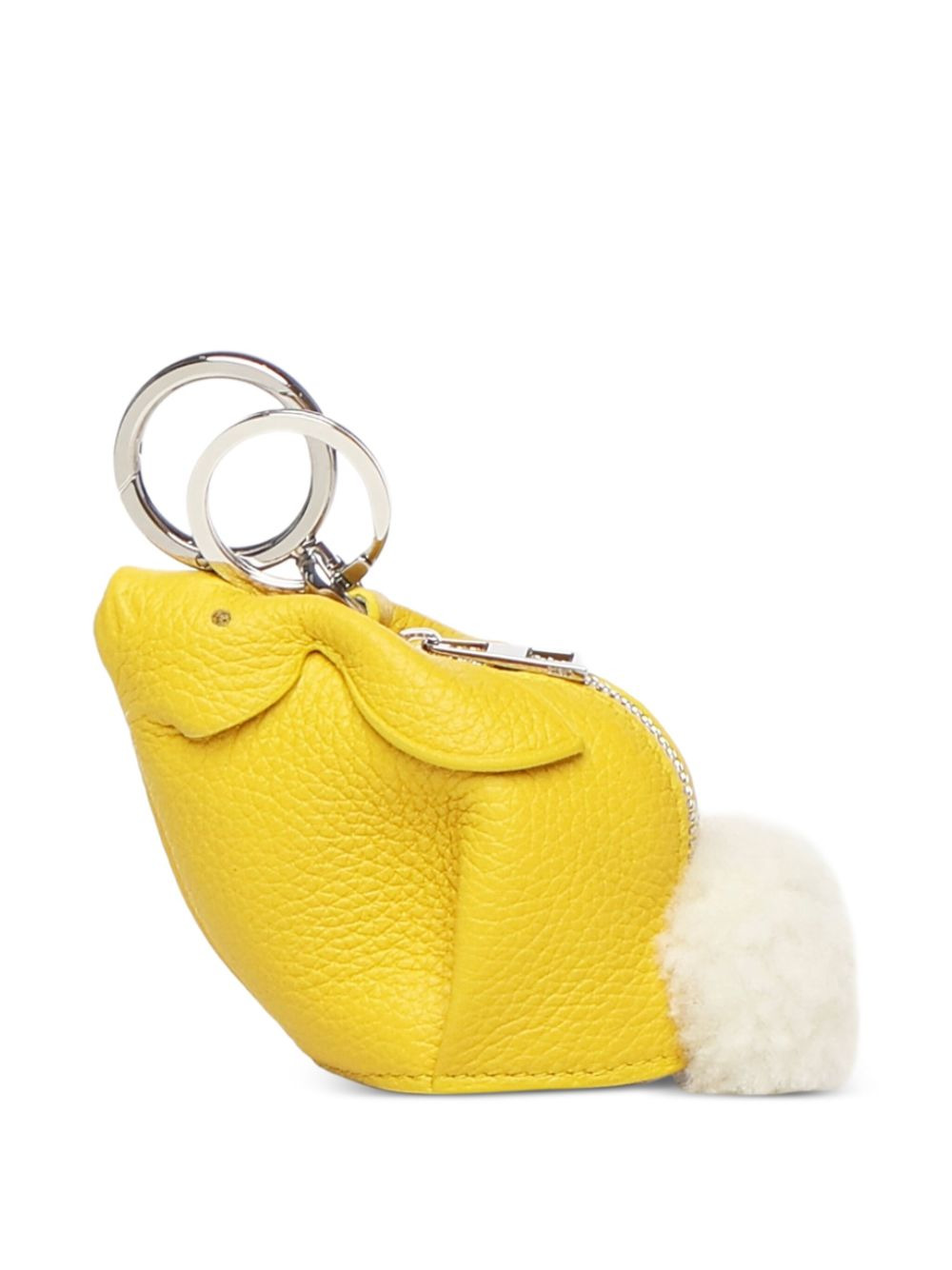 Bunny leather keyring - 3