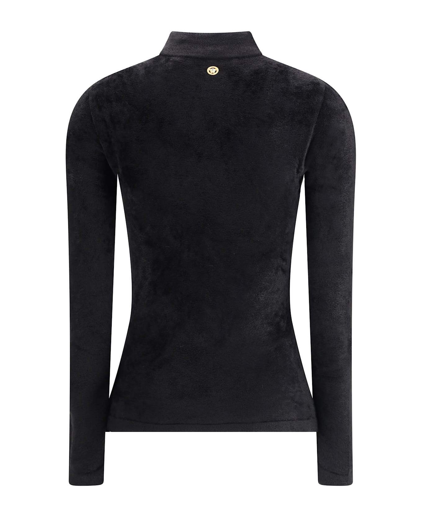Chenille Top With Half Nec - 2