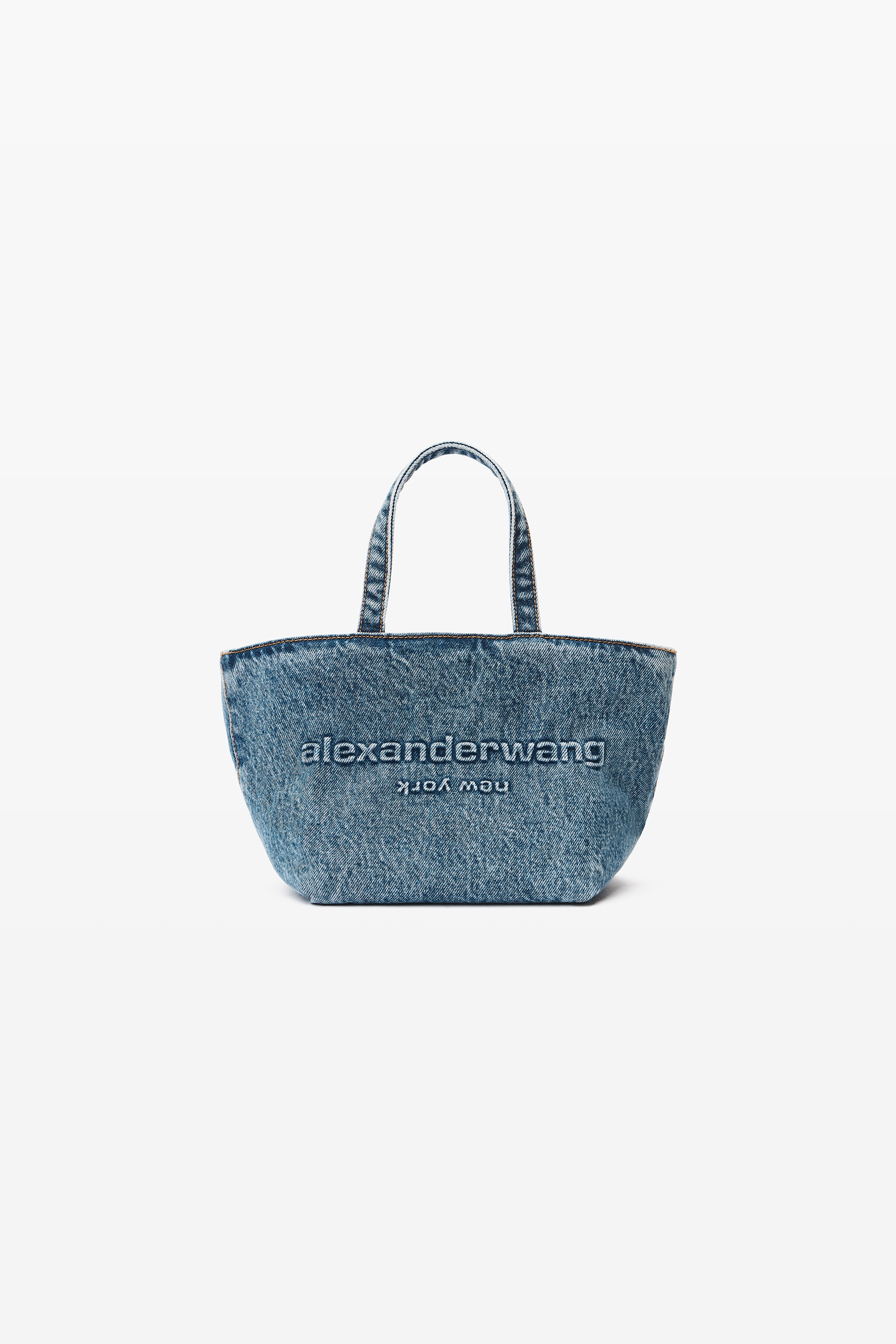 Small Punch Tote in Vintage Medium Indigo - 1