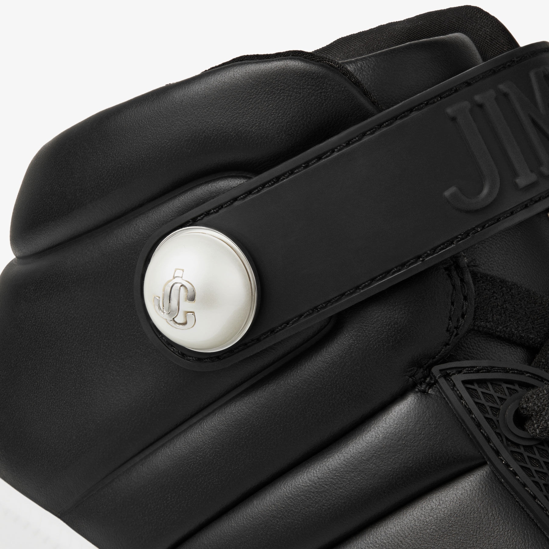 Del Mar
Black Leather Platform Trainers - 4