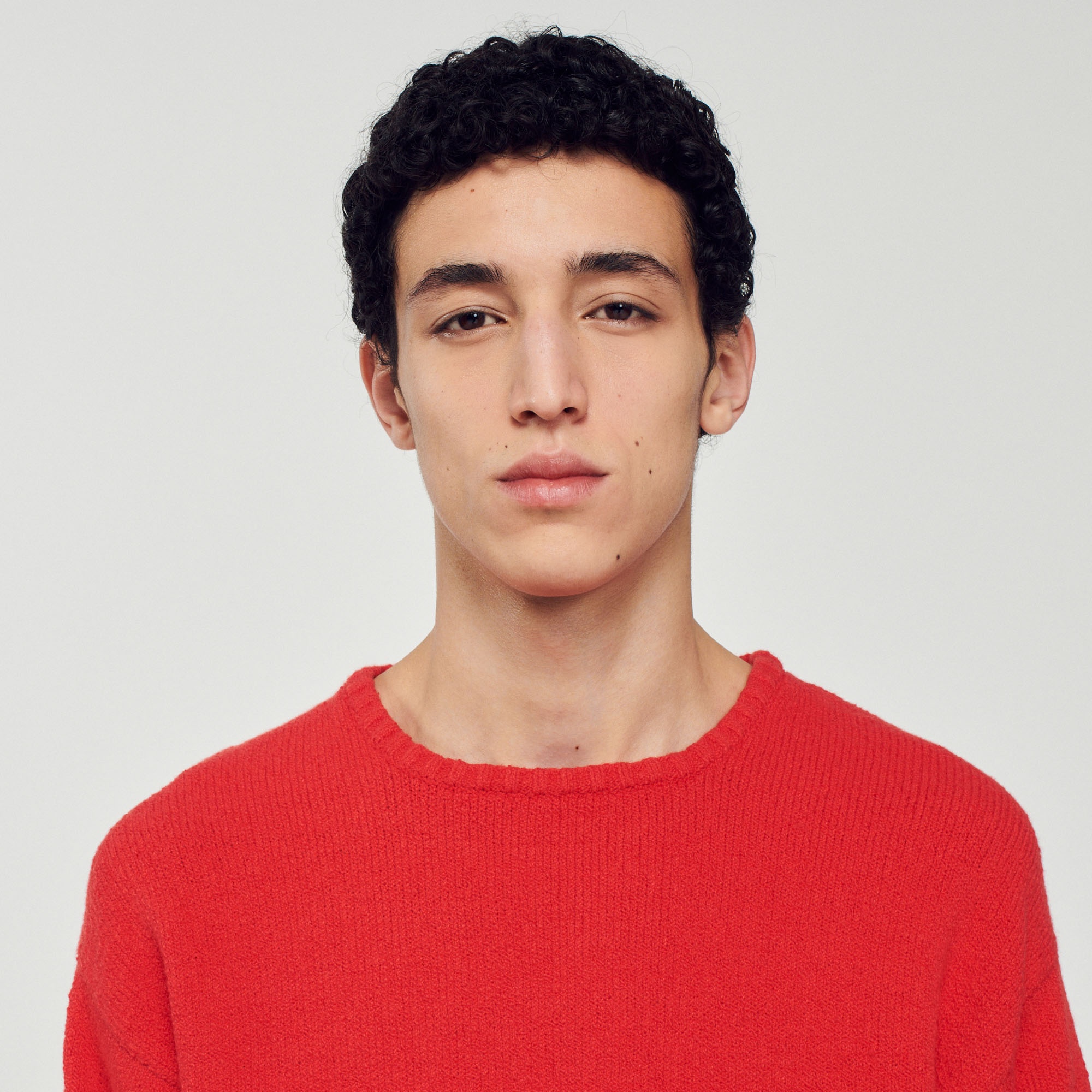 Bouclé knit sweater - 4