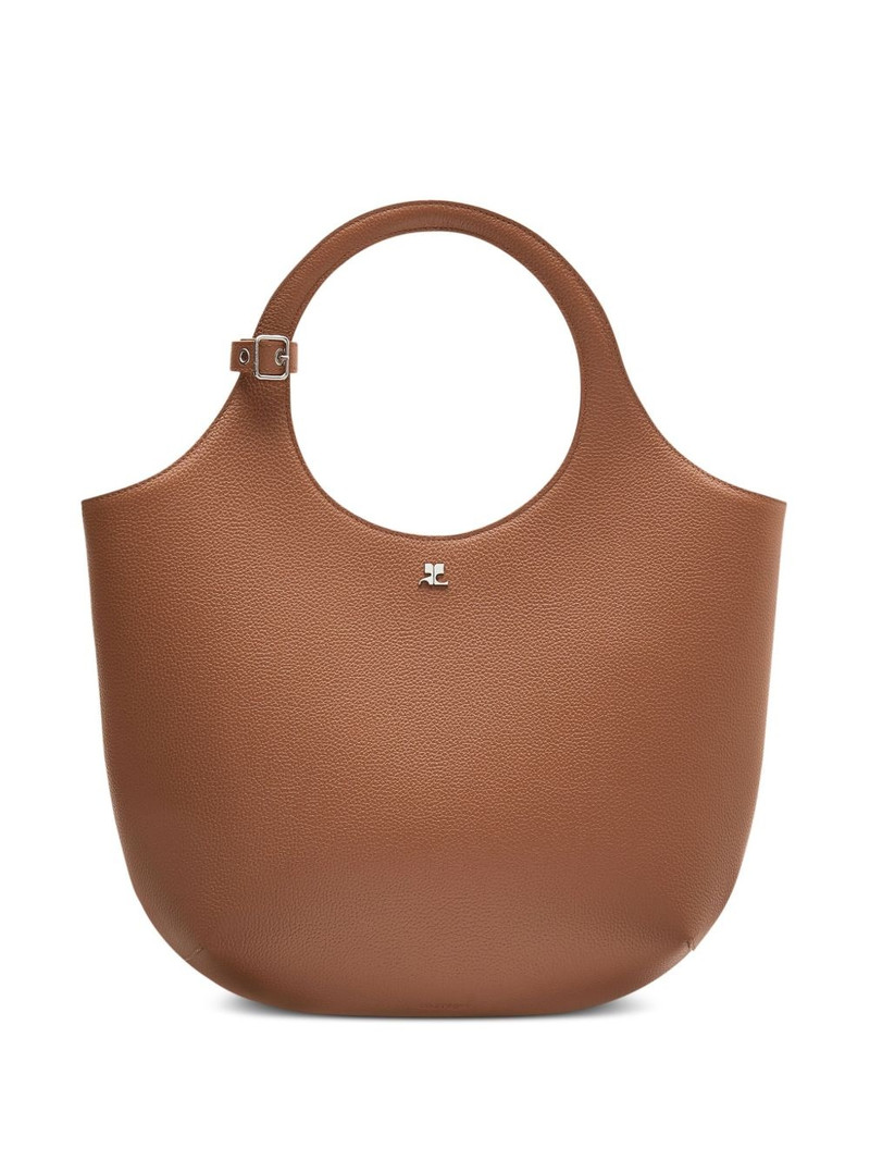 medium Holy leather tote bag 1
