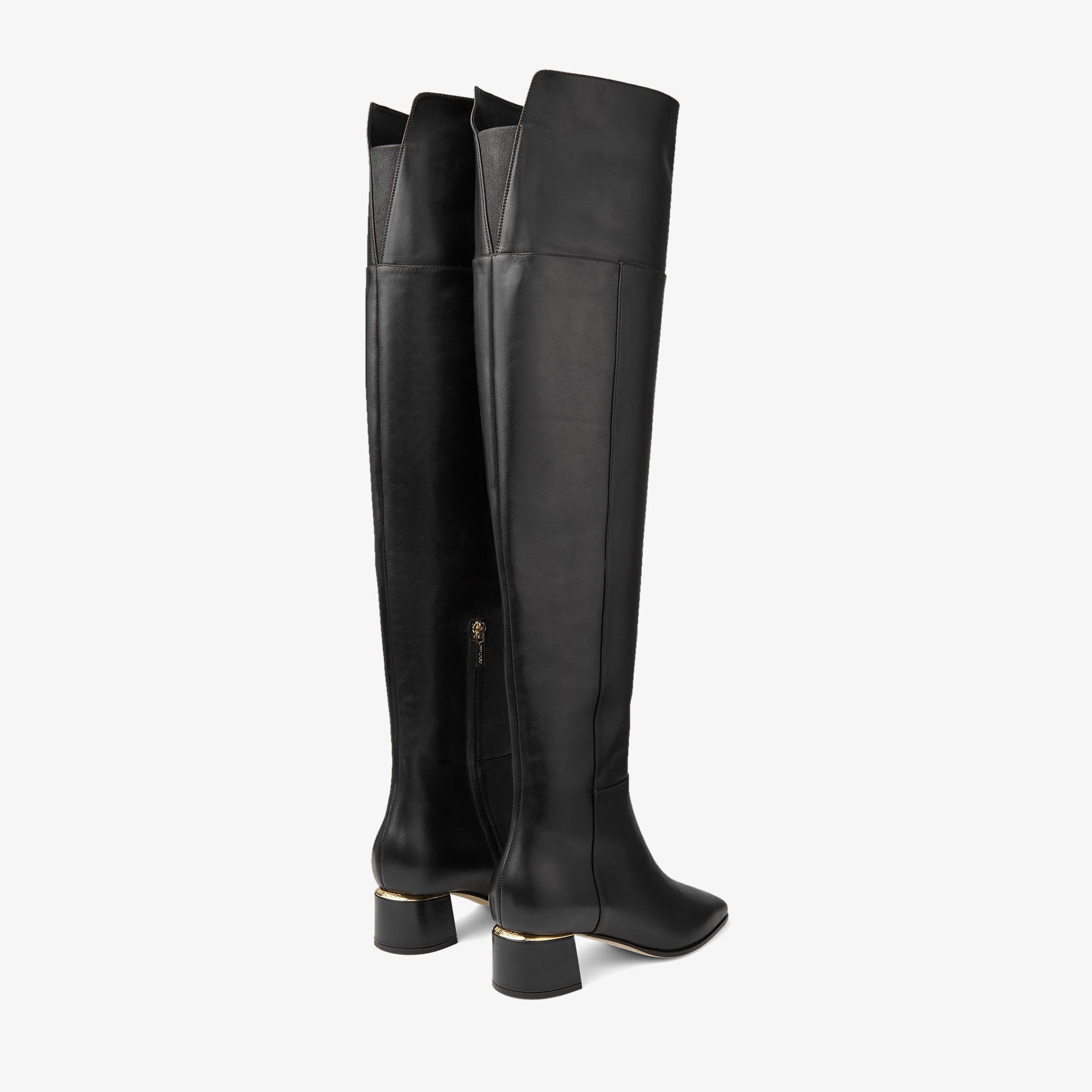 Loren Over The Knee 45
Black Calf Leather Over-The-Knee Boots - 5