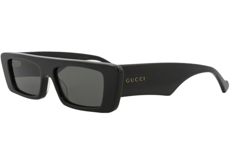 GUCCI Gucci Square-Frame Recycled Acetate Sunglasses Black Black Grey (GG1331S-30013890-001) outlook