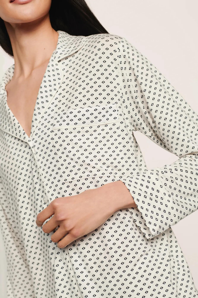 eberjey Gisele Printed TENCEL™ Modal Long PJ Set outlook