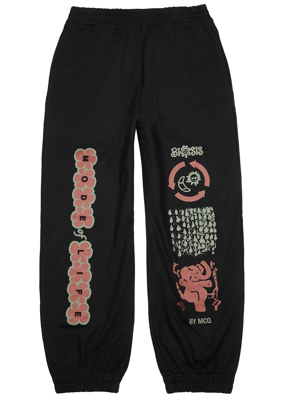 Biosis printed cotton sweatpants - 1