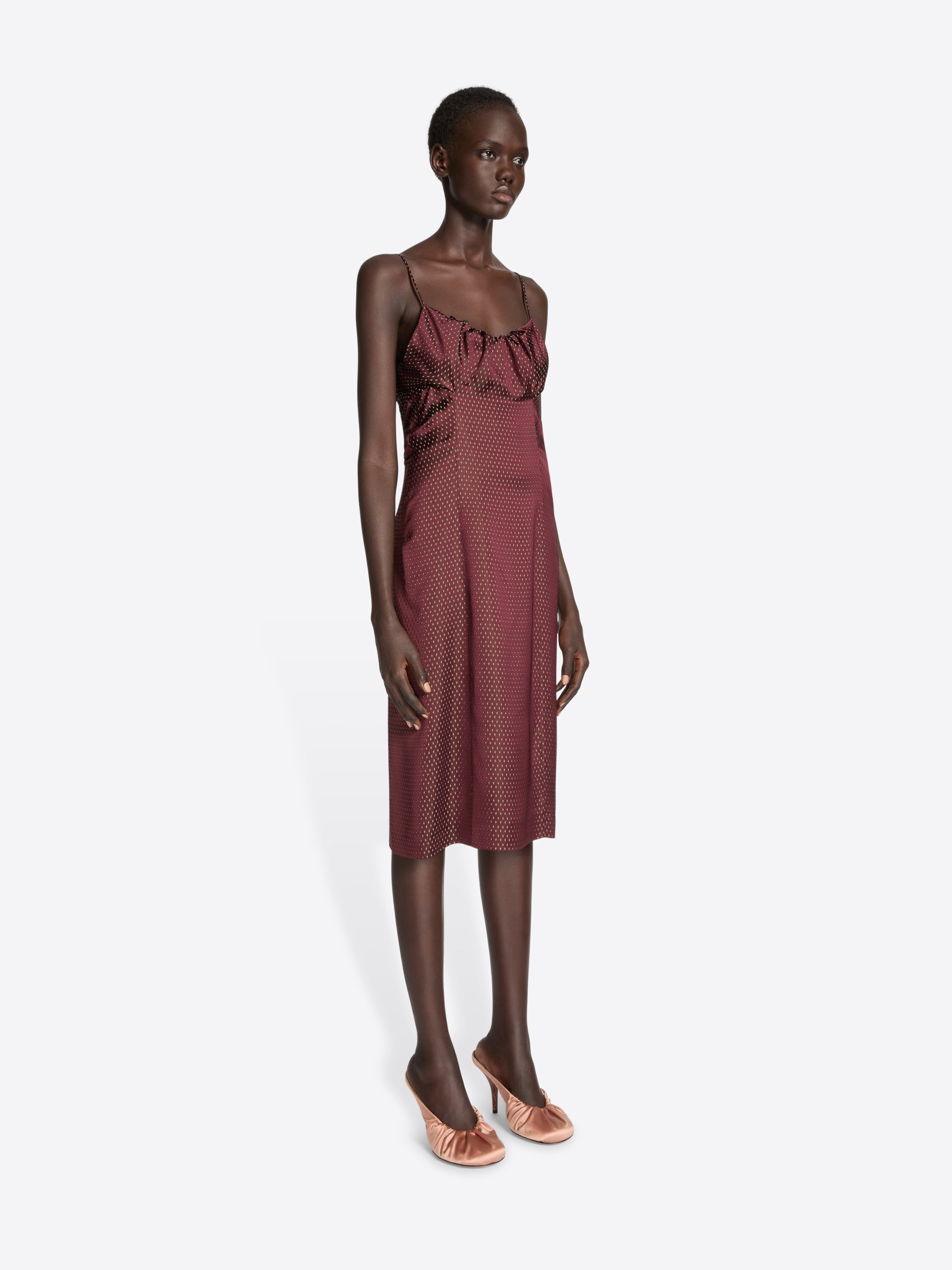 JACQUARD SLIP DRESS - 3