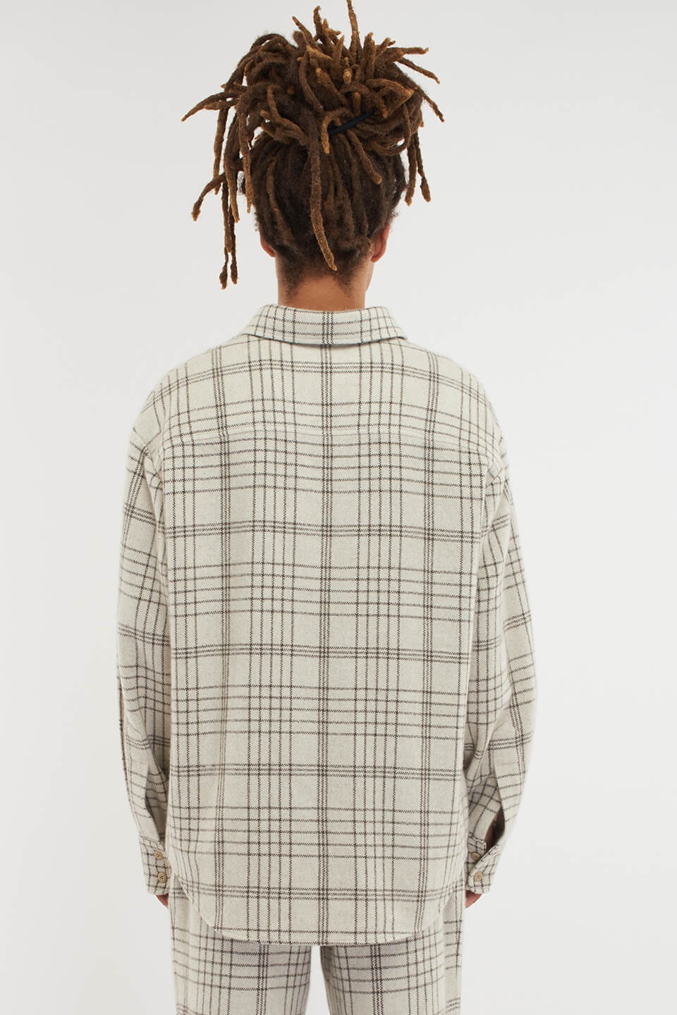 SABLE PLAID OVERSHIRT - 3