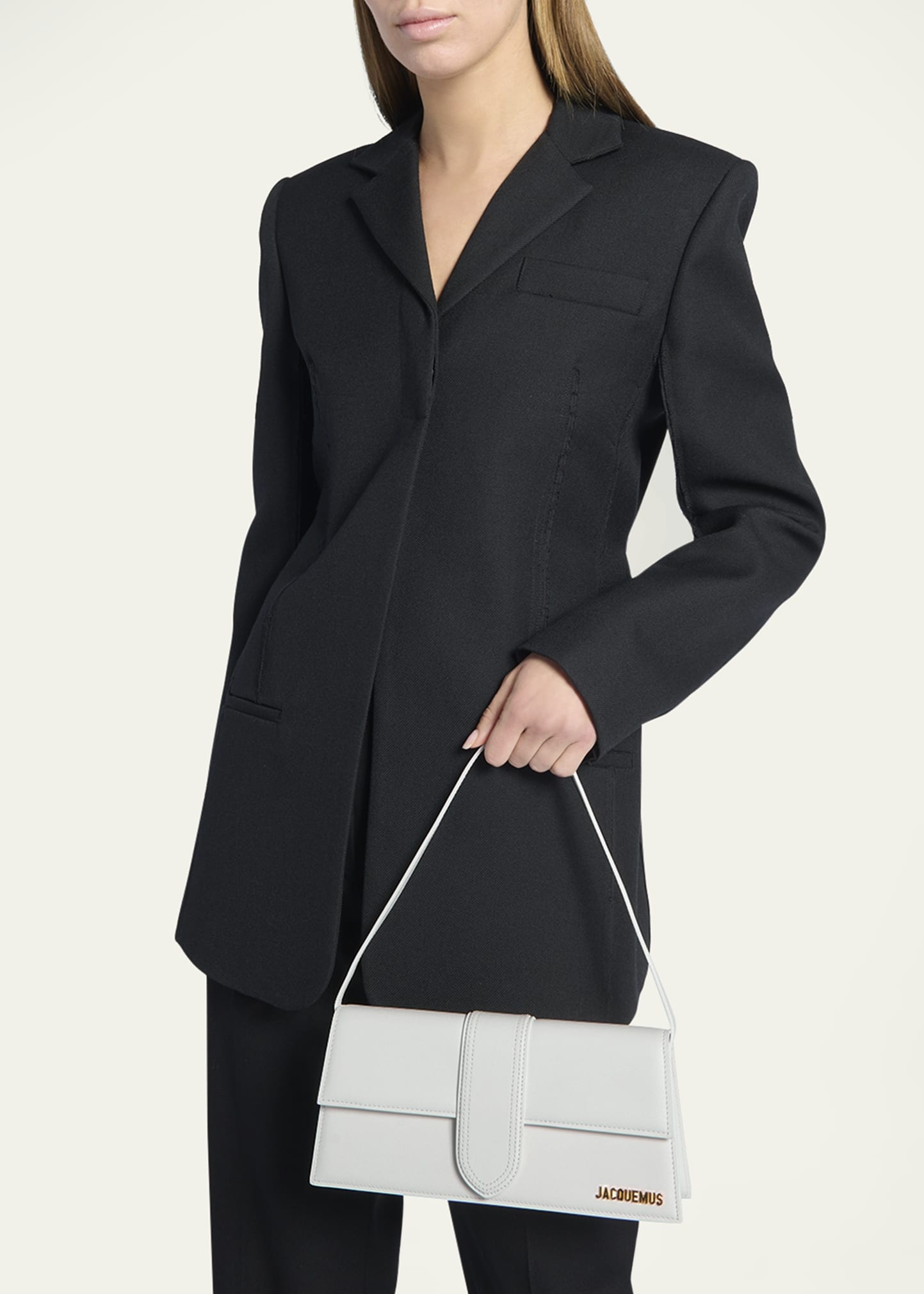 Le Bambino Long Leather Shoulder Bag - 2