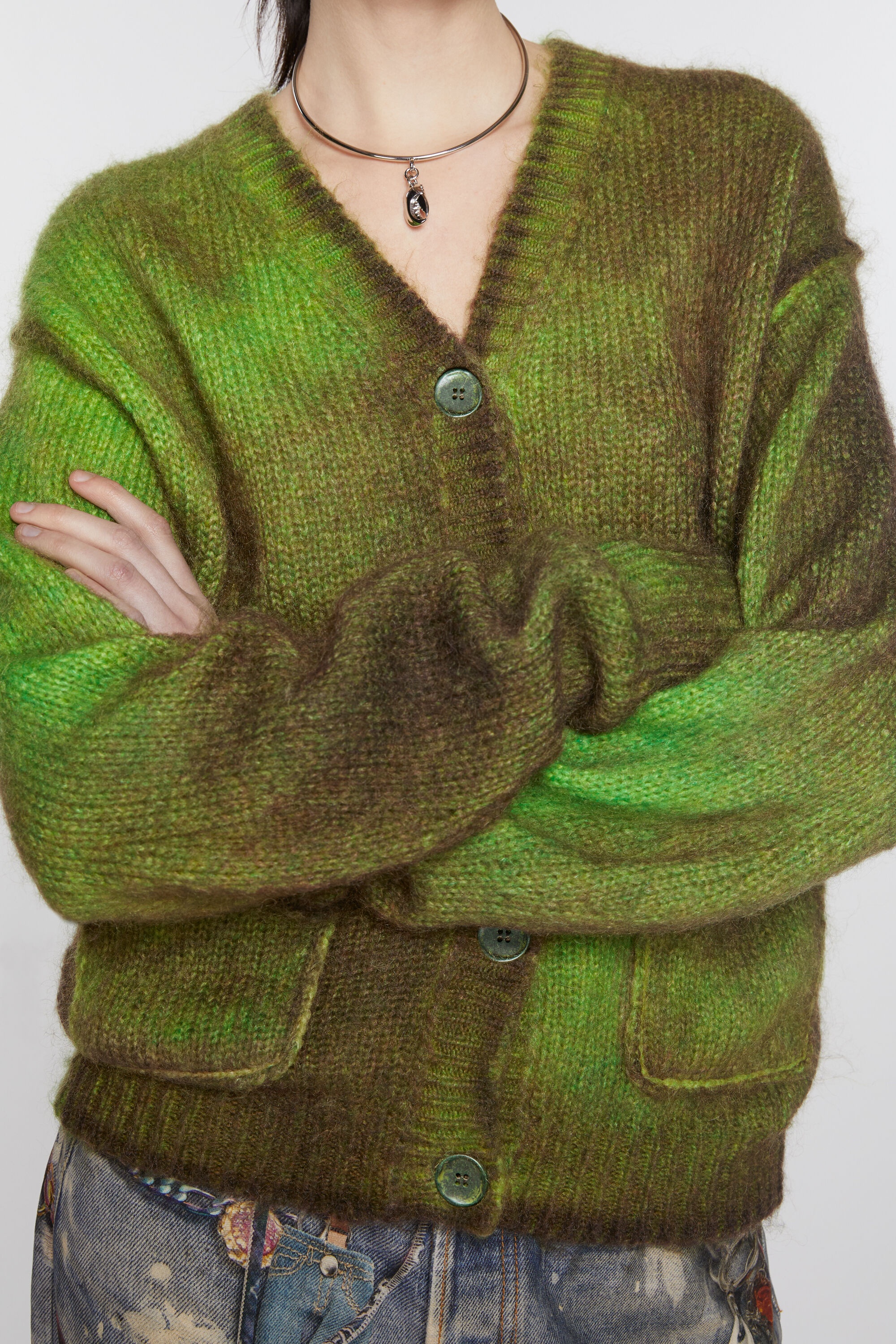 Cardigan sprayed finish - Bright Green - 4