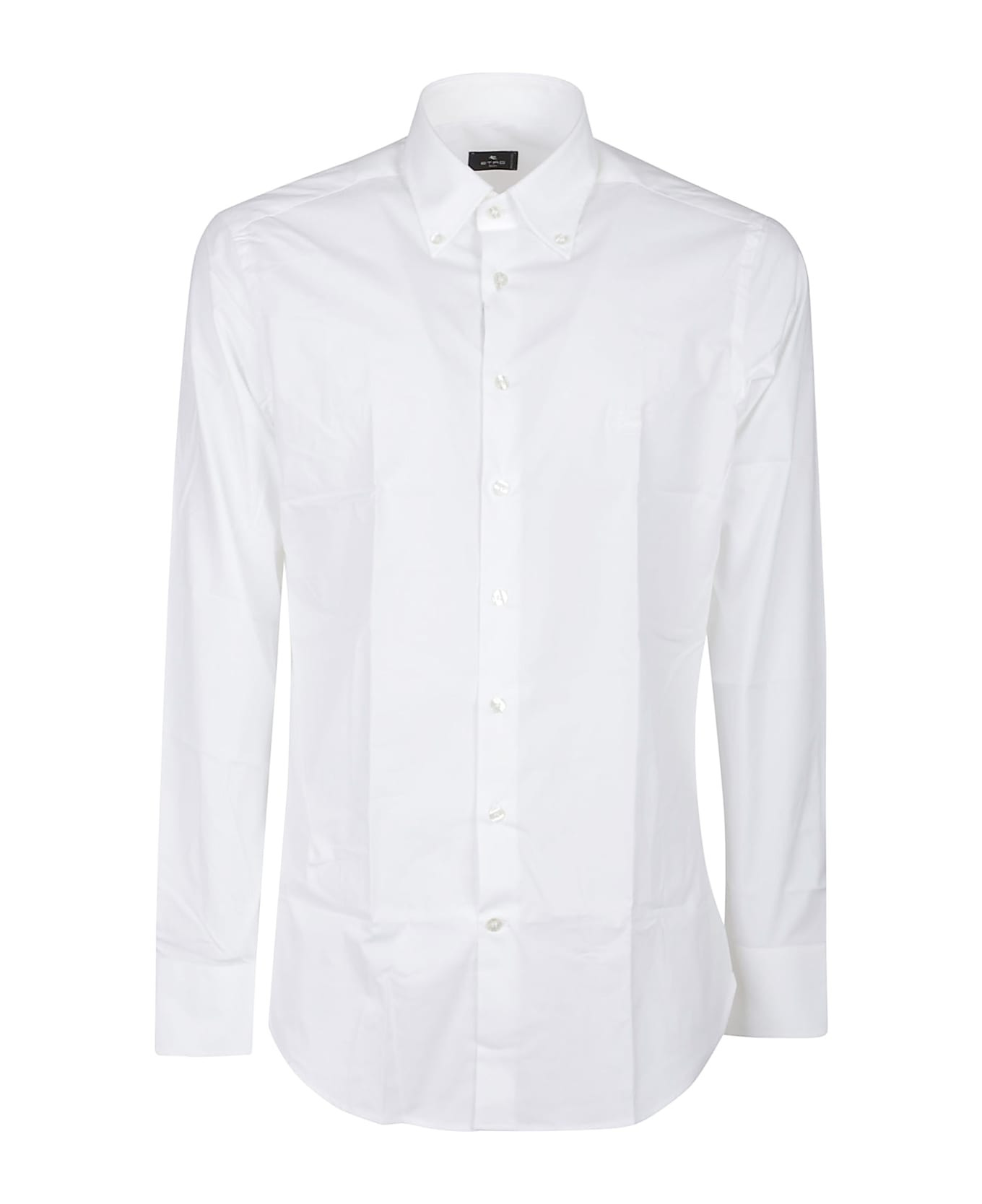 Long Sleeve Fuji Botton Down Logo Shirt - 1