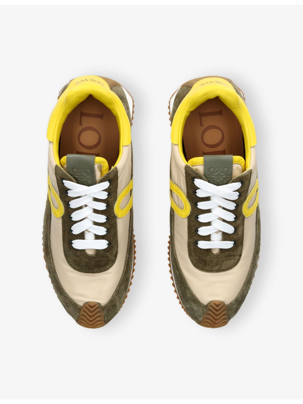 Flow Runner Suede And Shell Low-Top Trainers - 2