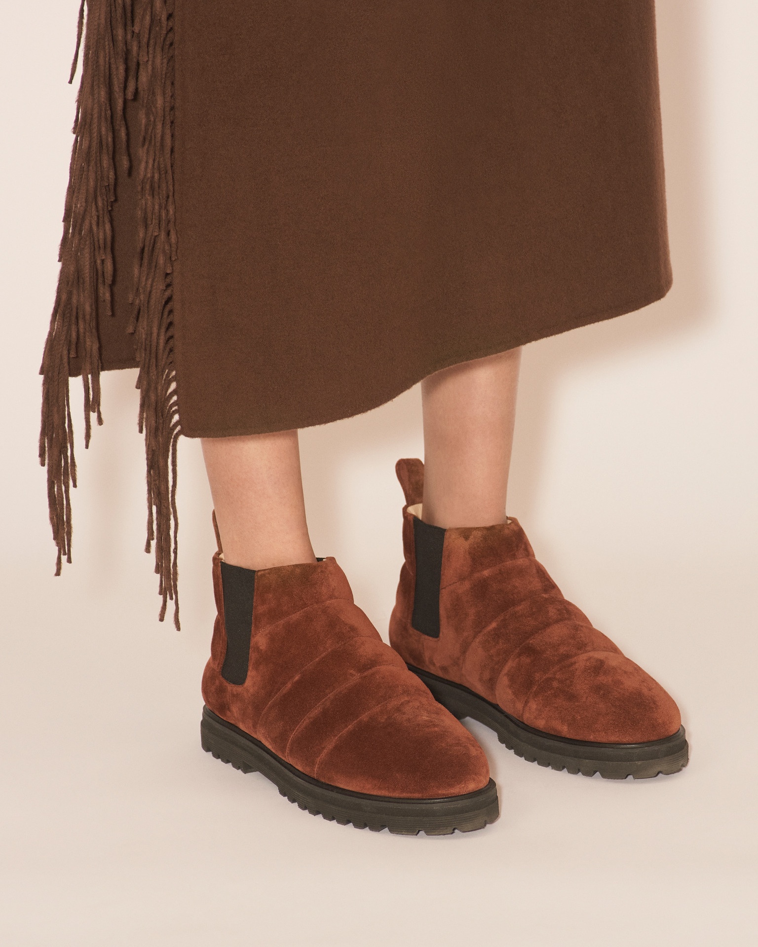 BEDE - Rounded toe boot - Cinnamon - 4